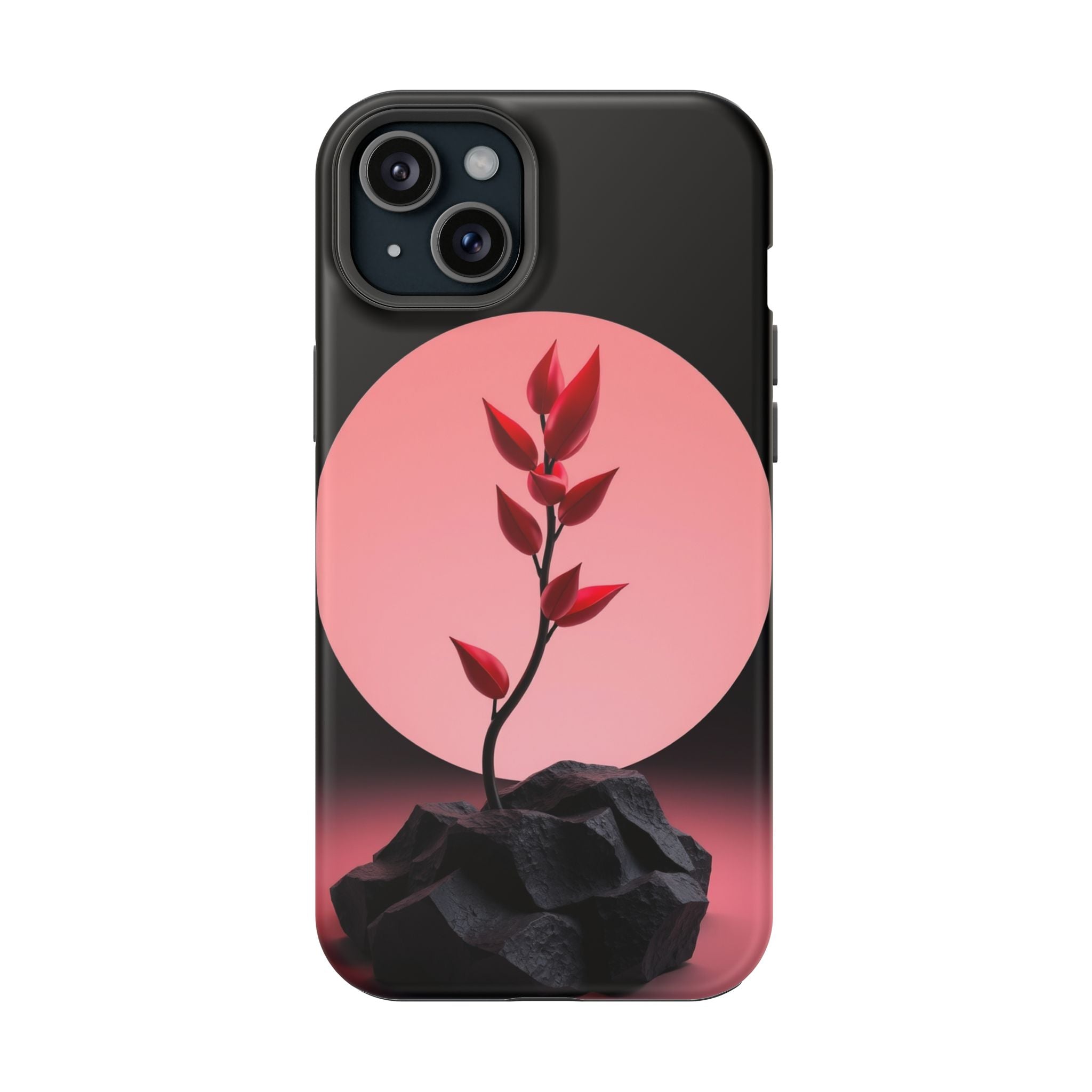 iPhone Serene Minimalist Stem Design Slim Everyday Designer Case · iPhone Case