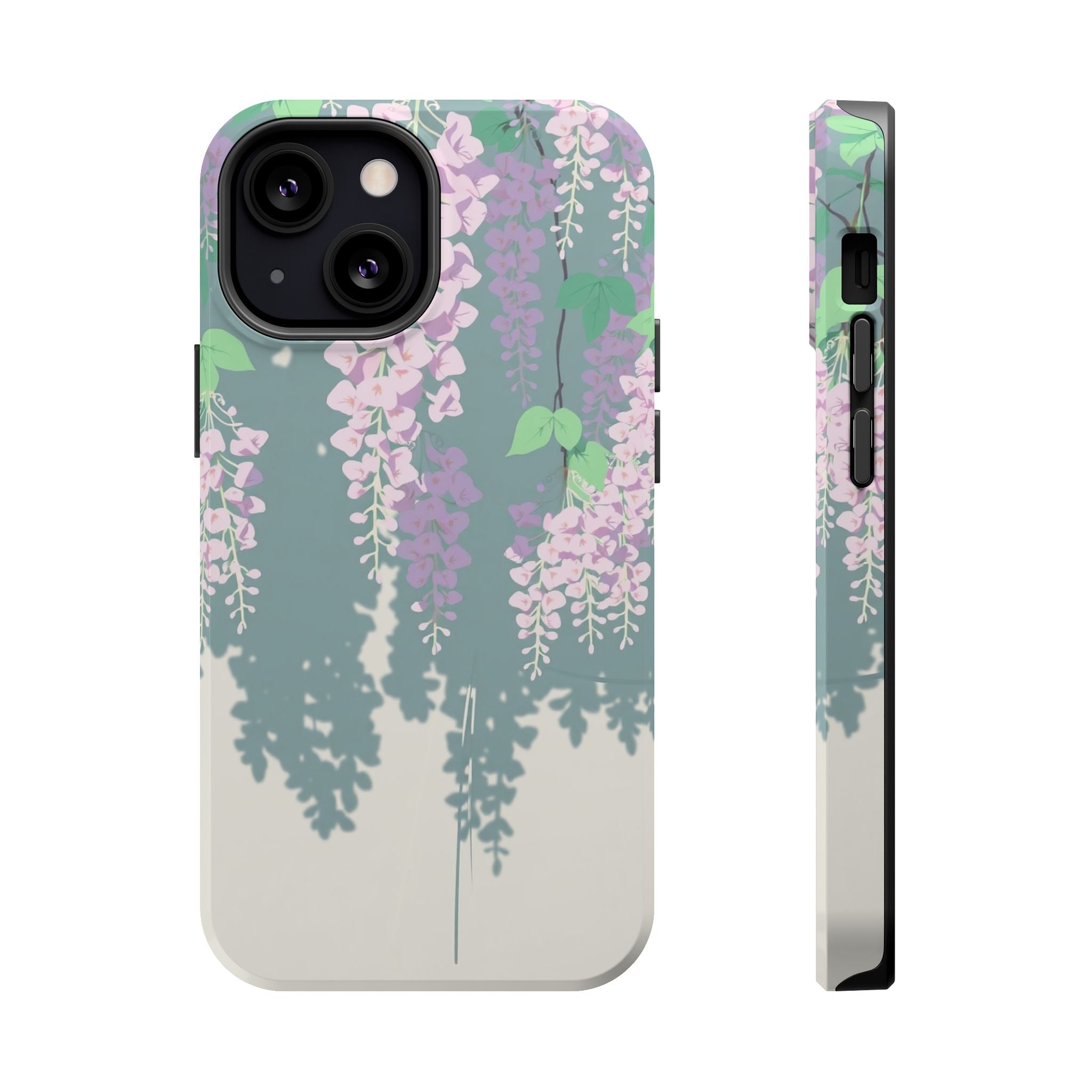 iPhone Dreamy Wisteria Cascade Design Slim Everyday Designer Case · iPhone Case