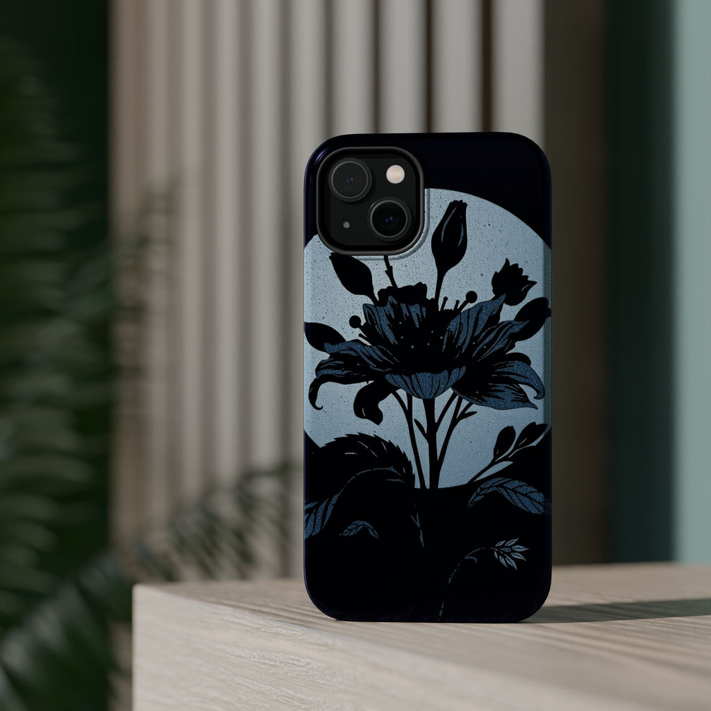 iPhone Radiant Floral Silhouette Design Slim Everyday Designer Case · iPhone Cas
