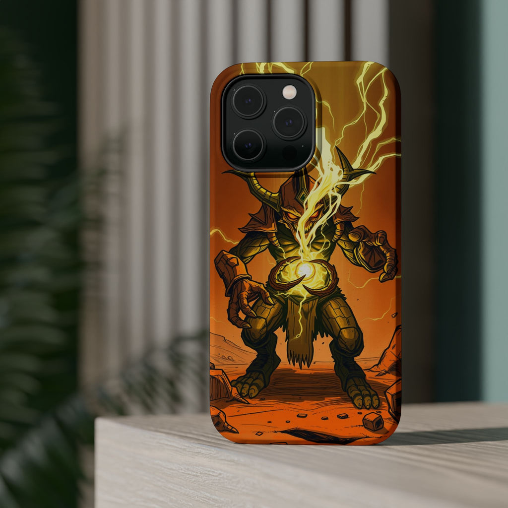 iPhone Burnt Orange And Sand Chaos Goblin Energy Clean Minimal Snap Case · iPhon