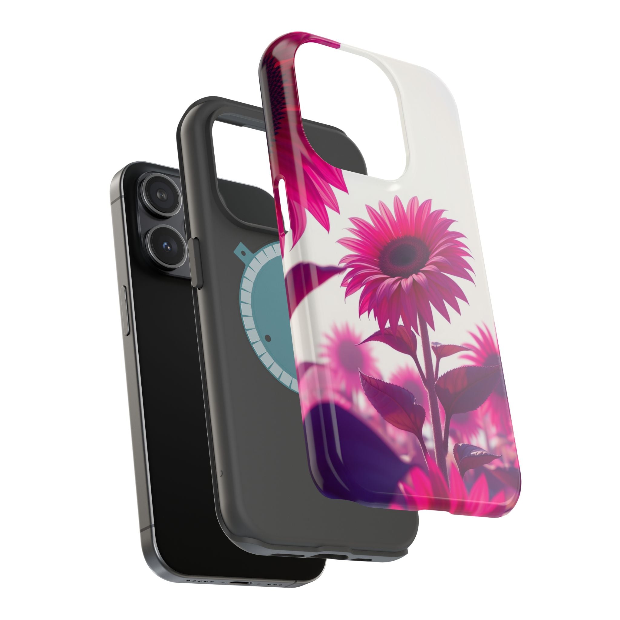 iPhone Serene Sunflower Pop Design Bold Modern Everyday Snap Case · iPhone Case