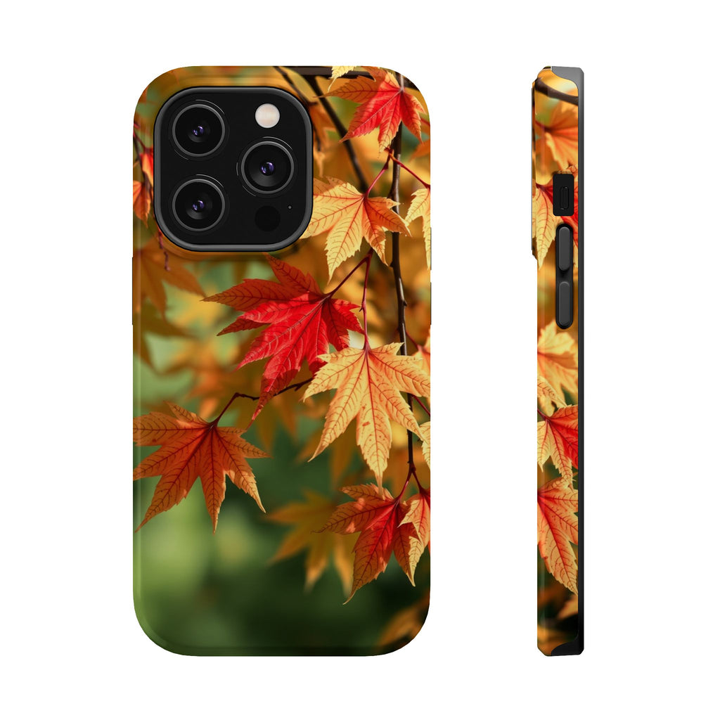 iPhone Earthy Autumn Maple Design Bold Modern Everyday Snap Case · iPhone Case