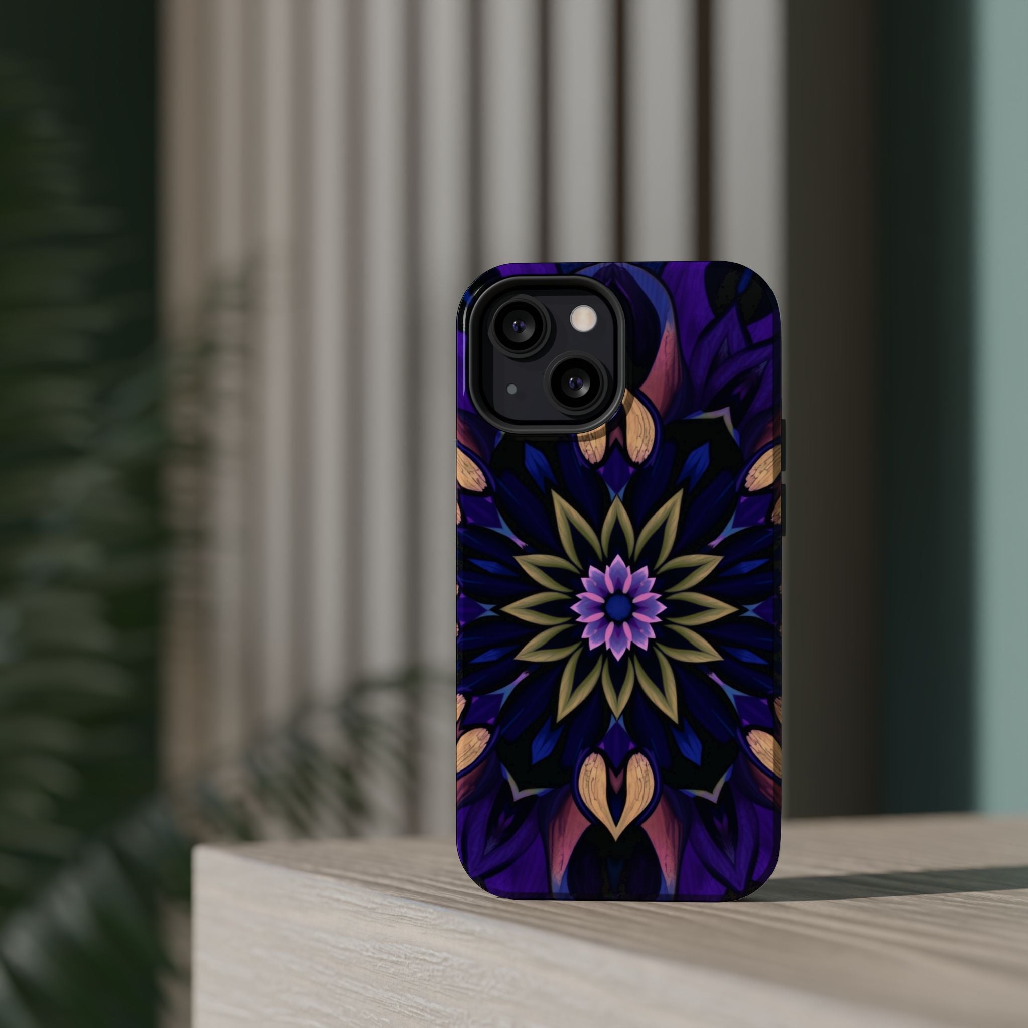 iPhone Floral Mandala Mystic Art Bold Modern Everyday Snap Case · iPhone Case