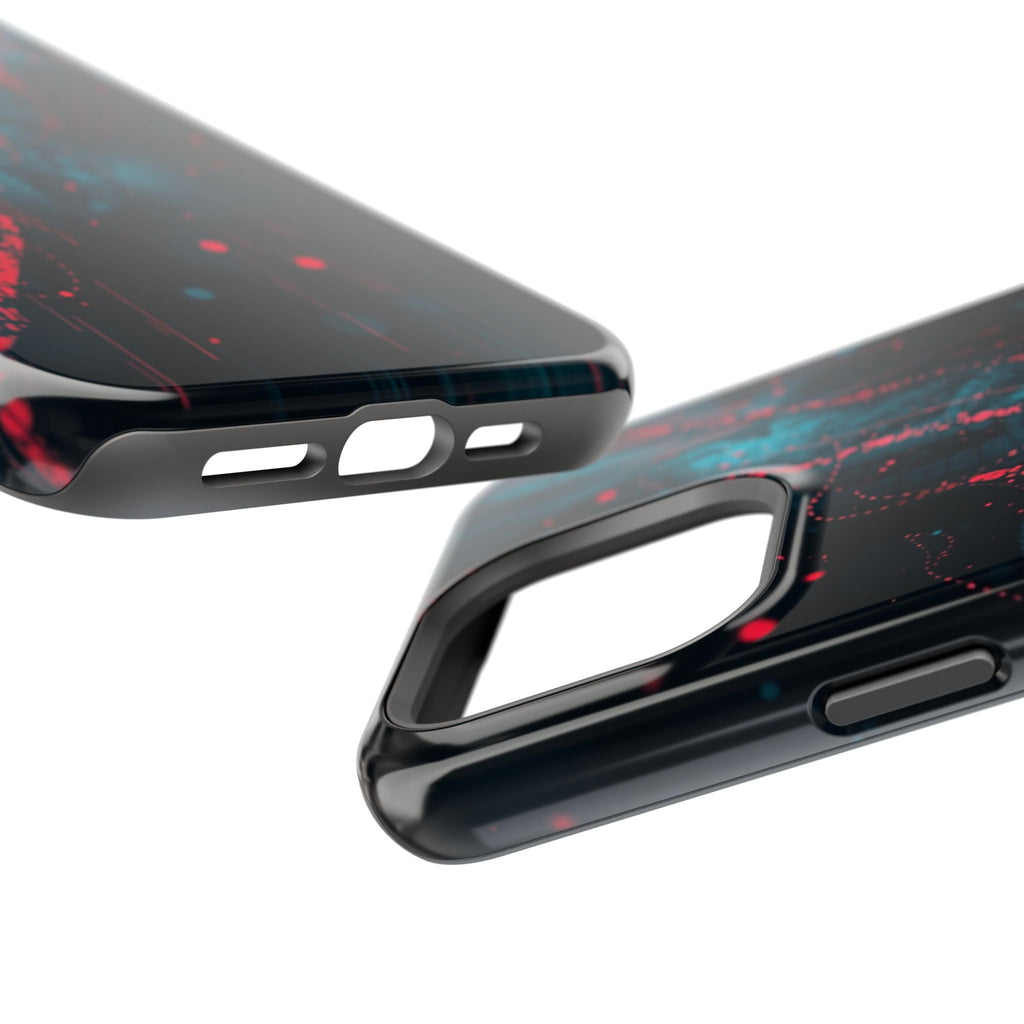iPhone Digital Noise Cinematic Art Bold Modern Everyday Snap Case · iPhone Case