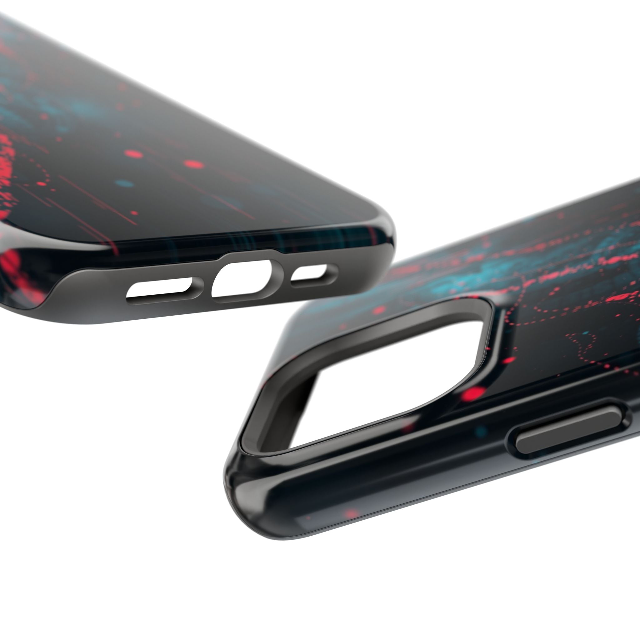 iPhone Digital Noise Cinematic Art Bold Modern Everyday Snap Case · iPhone Case