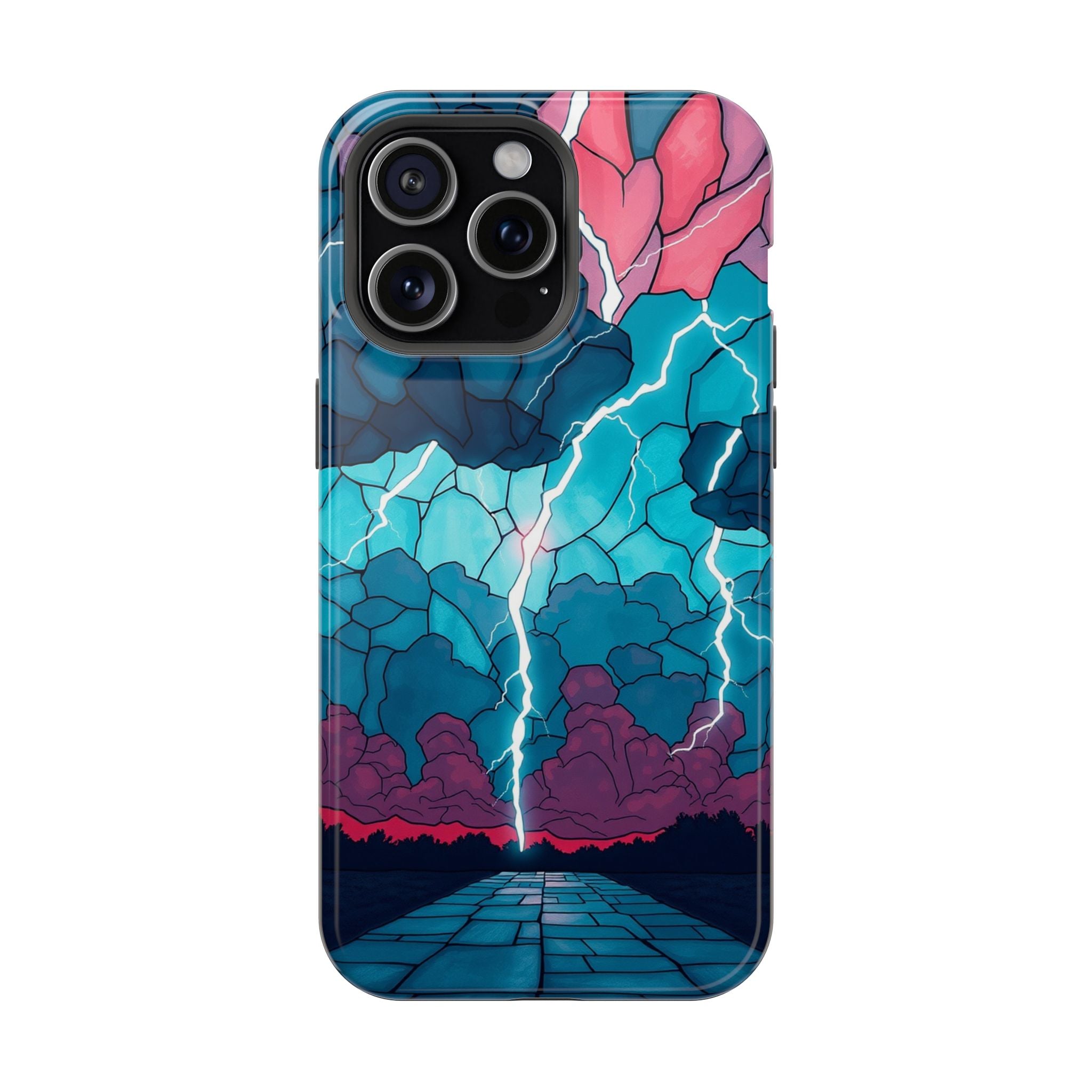 iPhone Earthy Thunderstorm Sky Design Slim Everyday Designer Case · iPhone Case