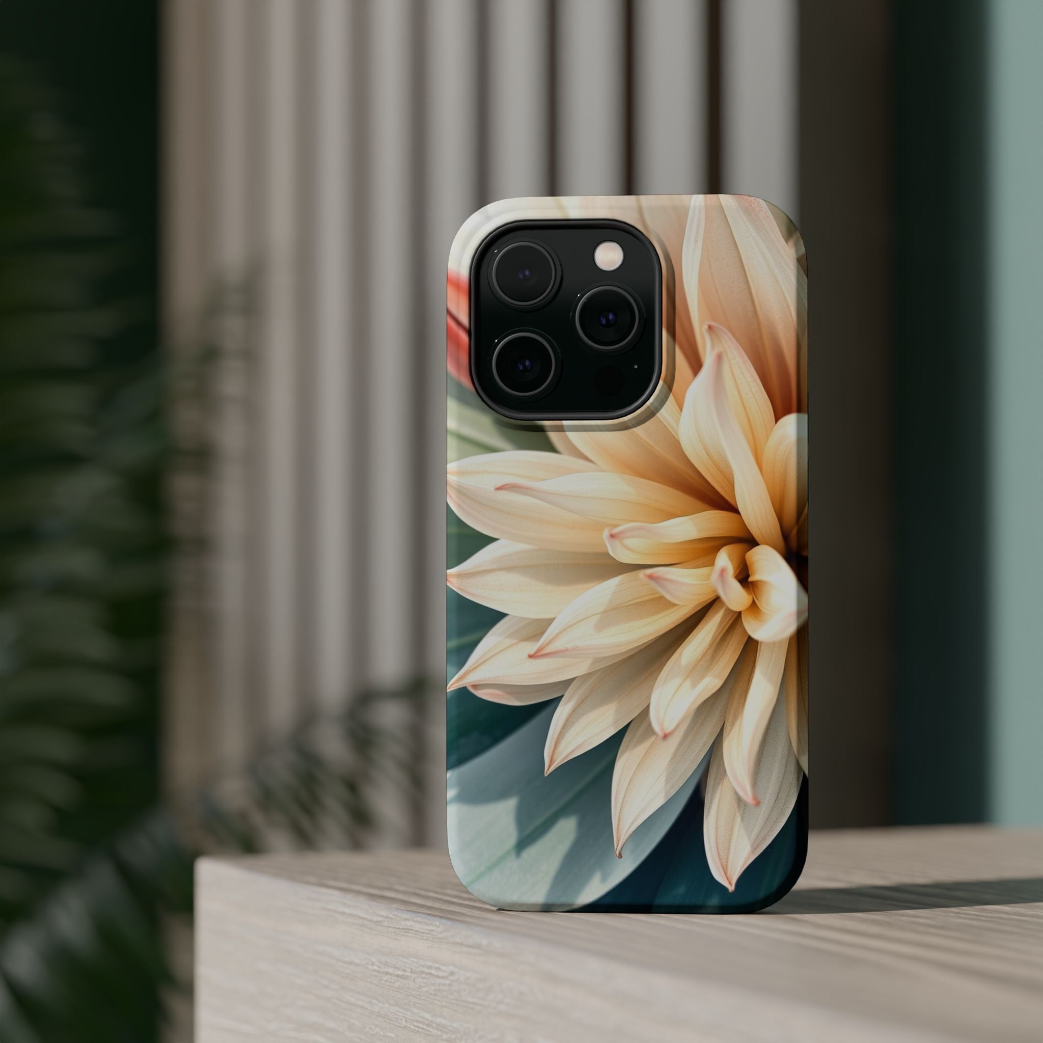 iPhone Neon Floral Radiant Design Clean Minimal Snap Case · iPhone Case