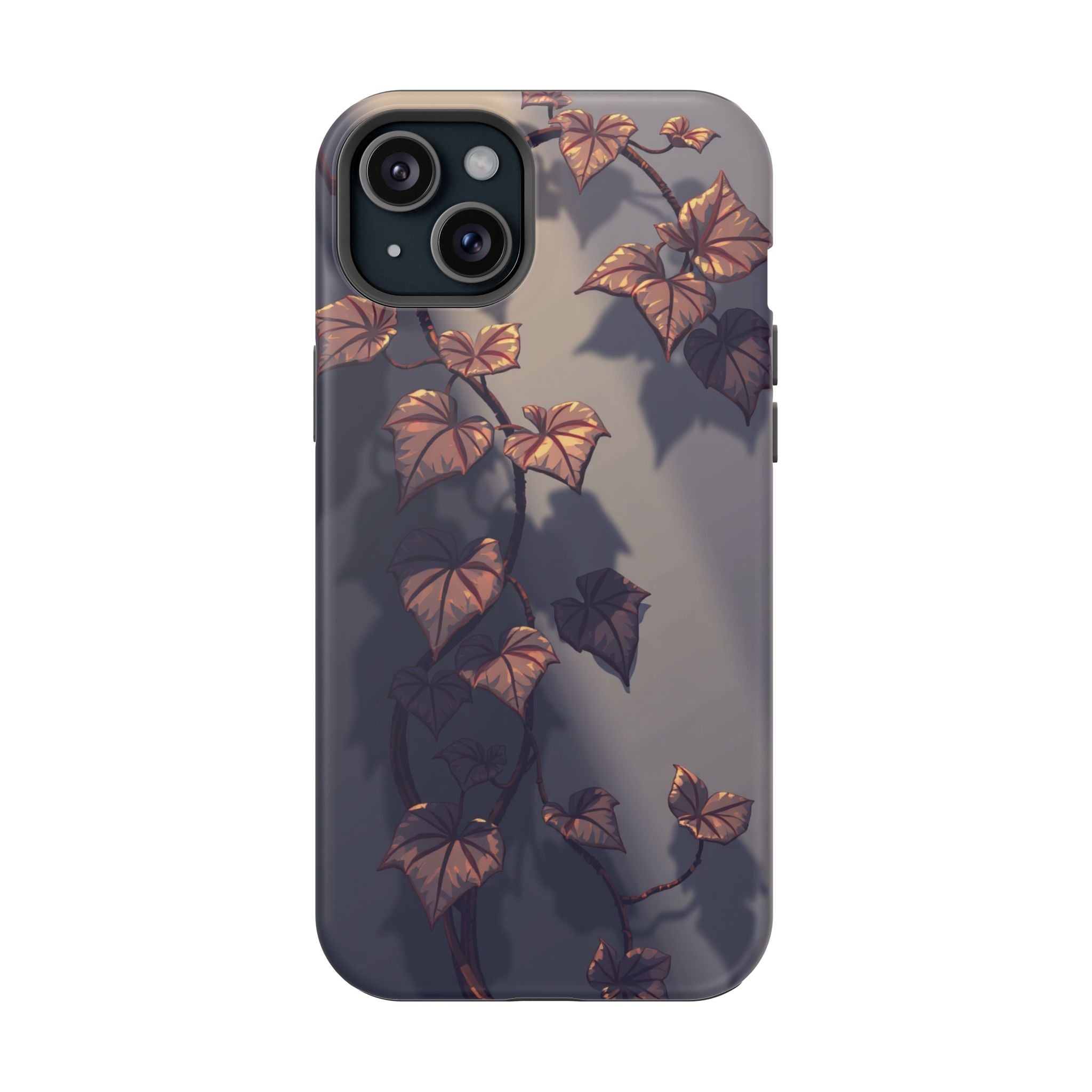 iPhone Charcoal And Copper Art Nouveau Vine Soft iPhone 13 Finish · iPhone Case