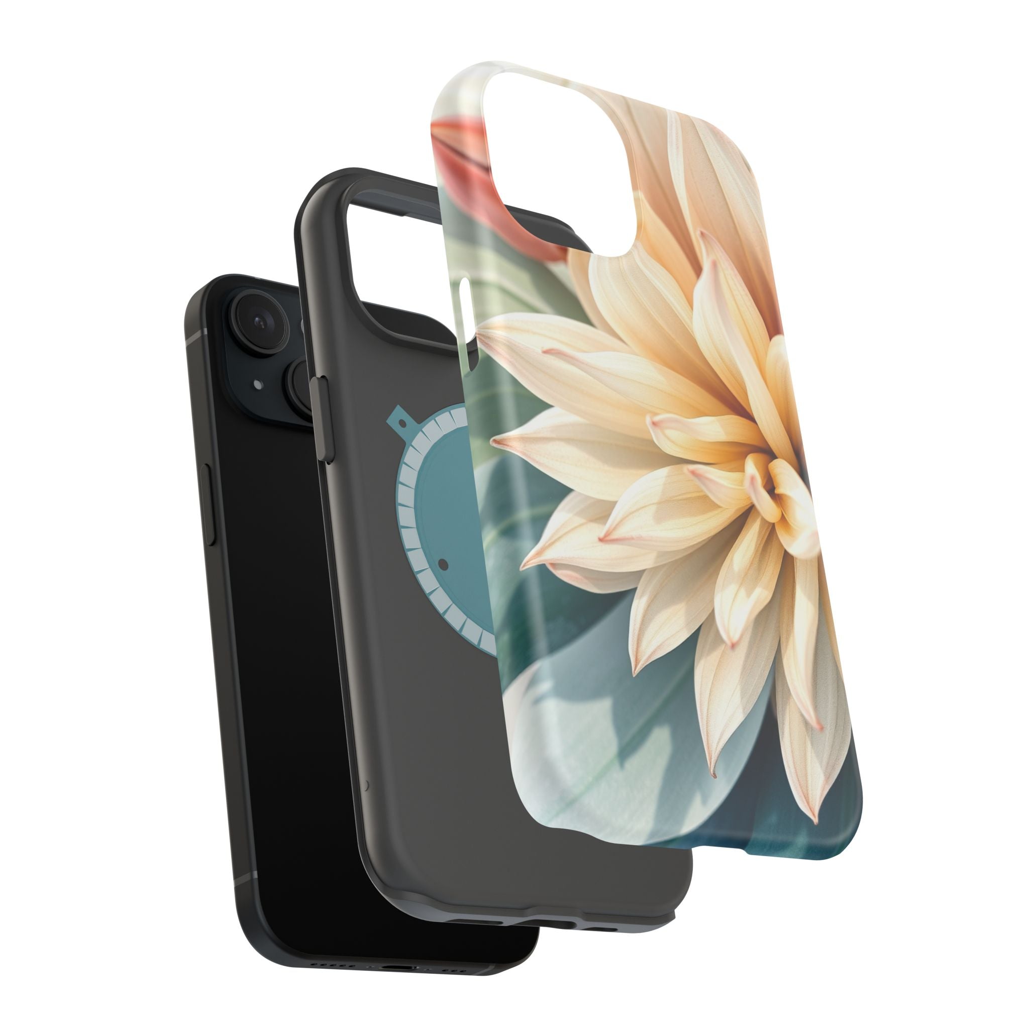 iPhone Neon Floral Radiant Design Clean Minimal Snap Case · iPhone Case
