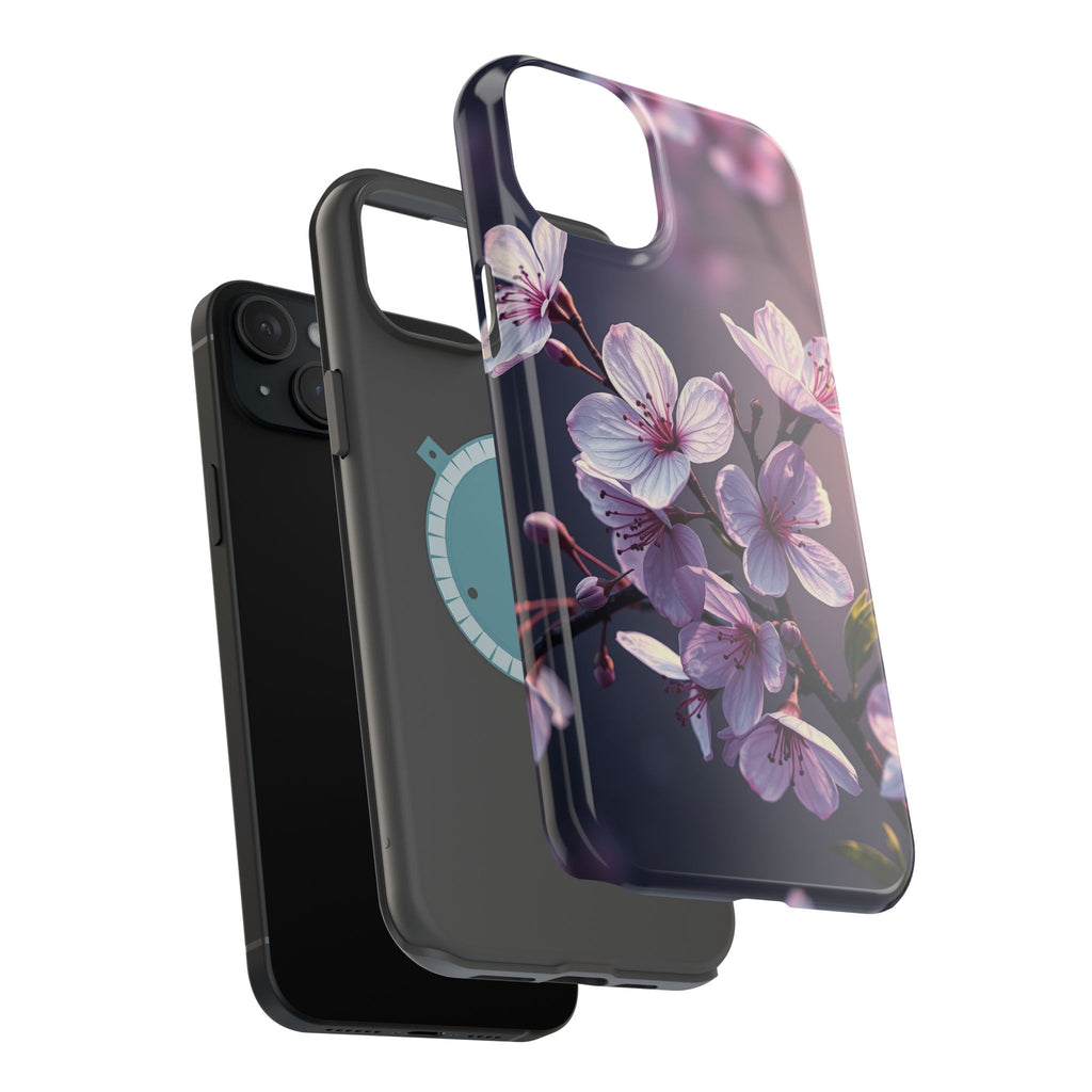 iPhone Cherry Blossom Enchanted Art Artistic Everyday Cas Slim Snap Case · iPhon