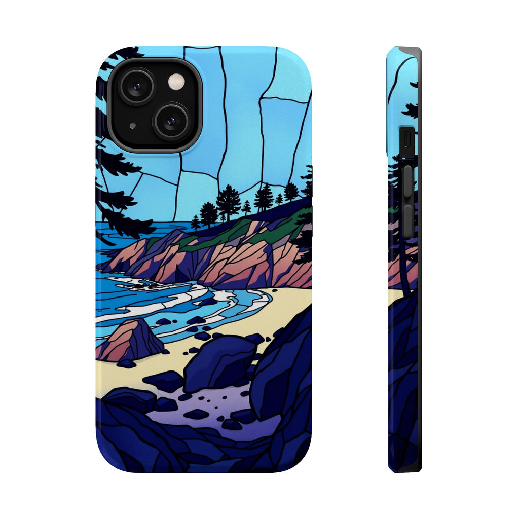 iPhone Indigo And Violet Pebble Beach Slim Everyday iPhone 11 Designer · iPhone