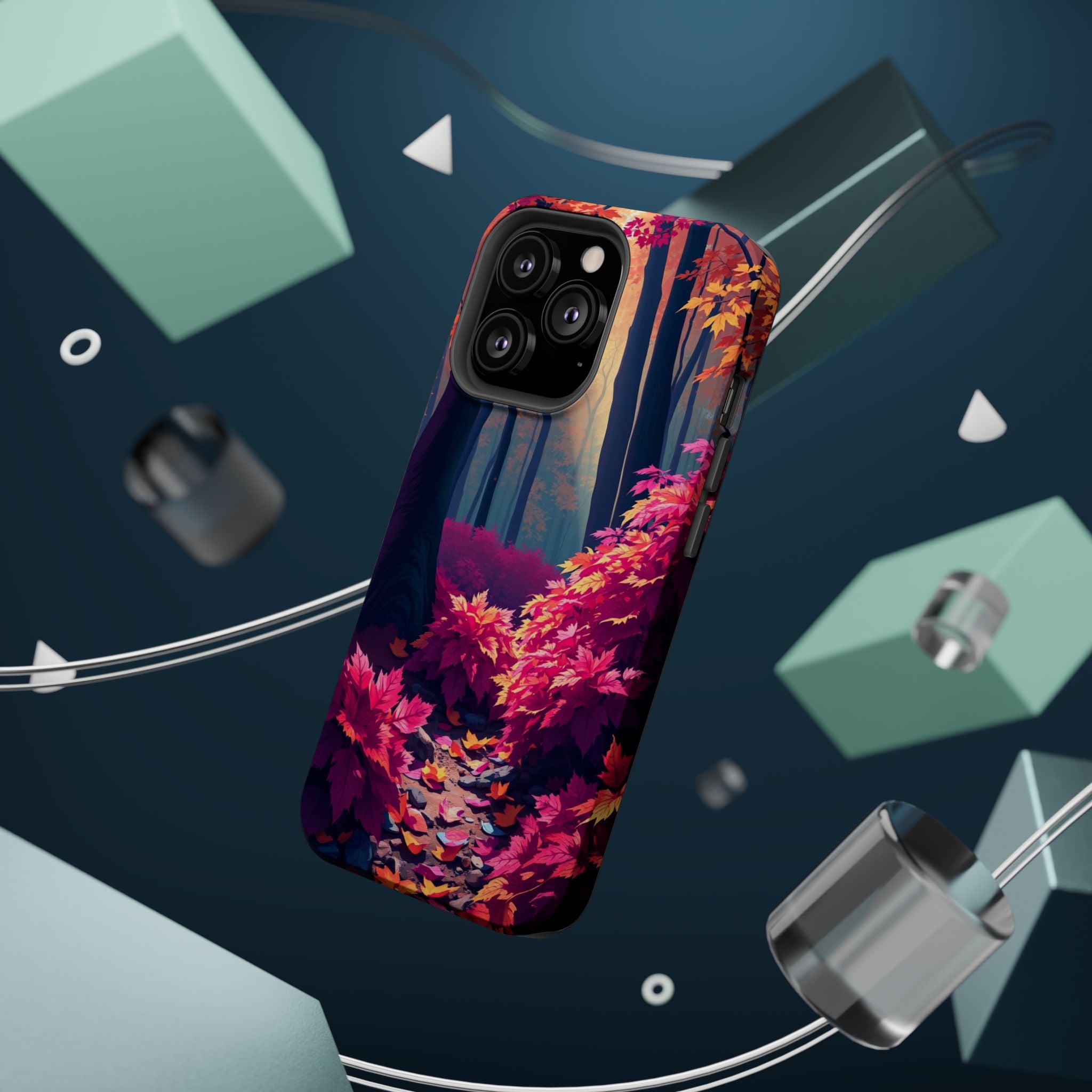 iPhone Earthy Autumn Forest Floor Design Slim Everyday iPhone Designer · iPhone