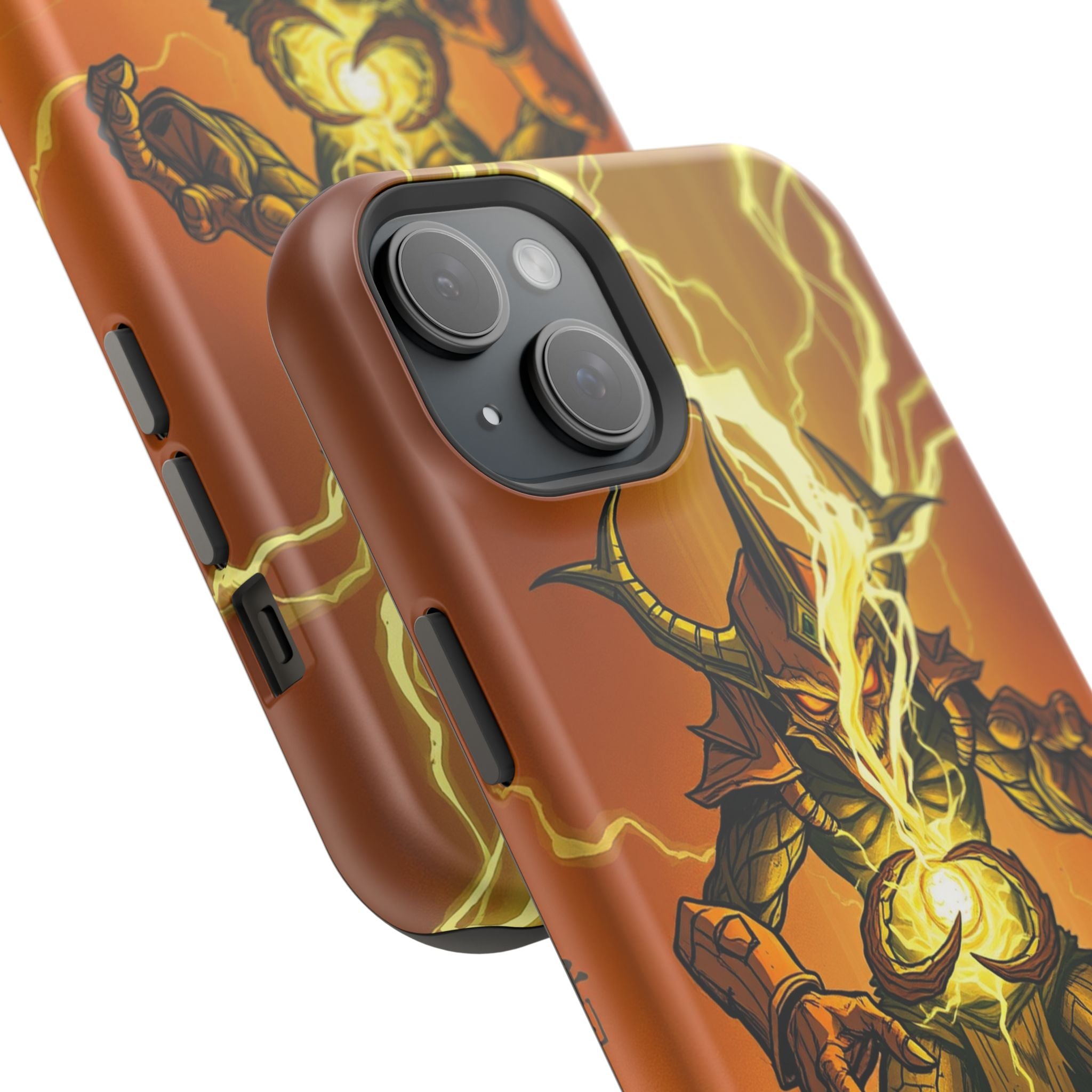 iPhone Burnt Orange And Sand Chaos Goblin Energy Clean Minimal Snap Case · iPhon