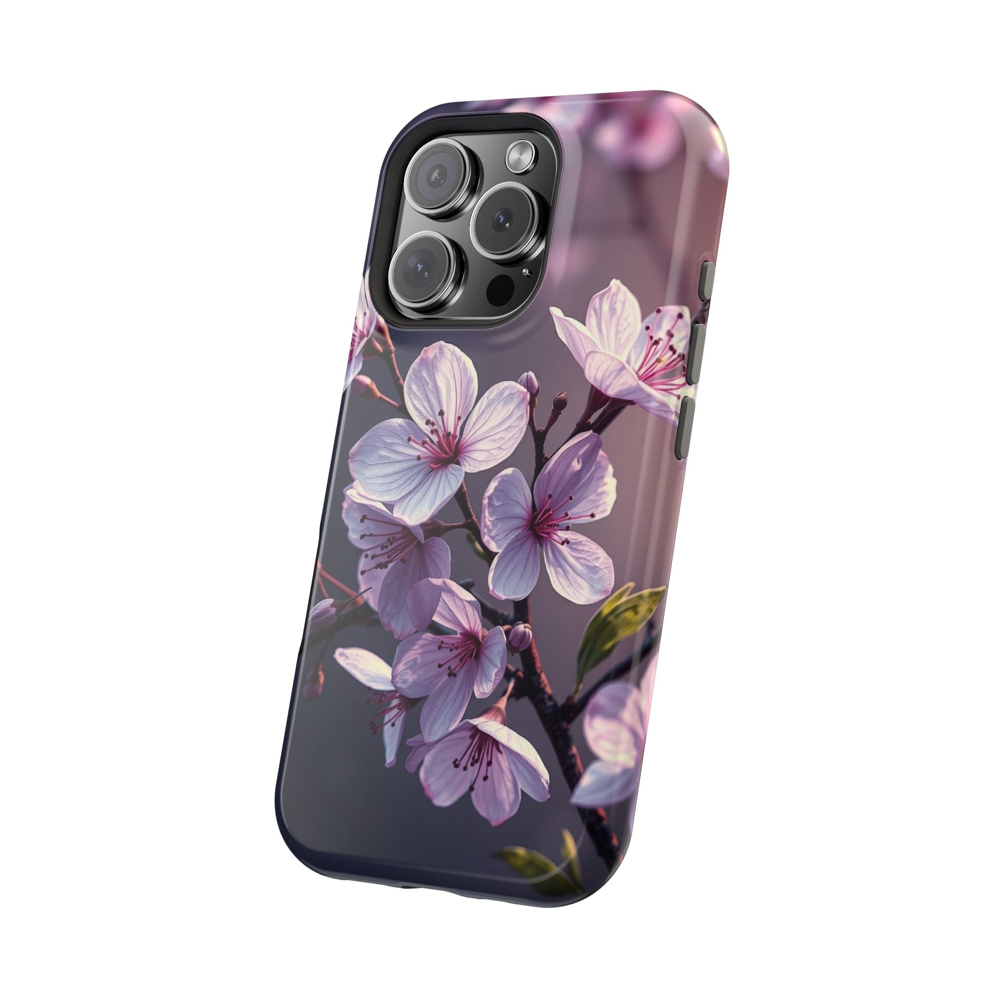 iPhone Cherry Blossom Enchanted Art Artistic Everyday Cas Slim Snap Case · iPhon