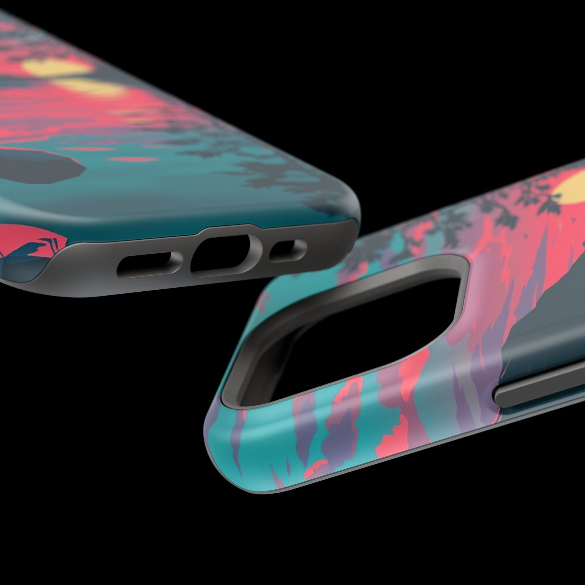 iPhone Dreamy Lake at Twilight Design Slim Everyday iPhone 16 Designer · iPhone