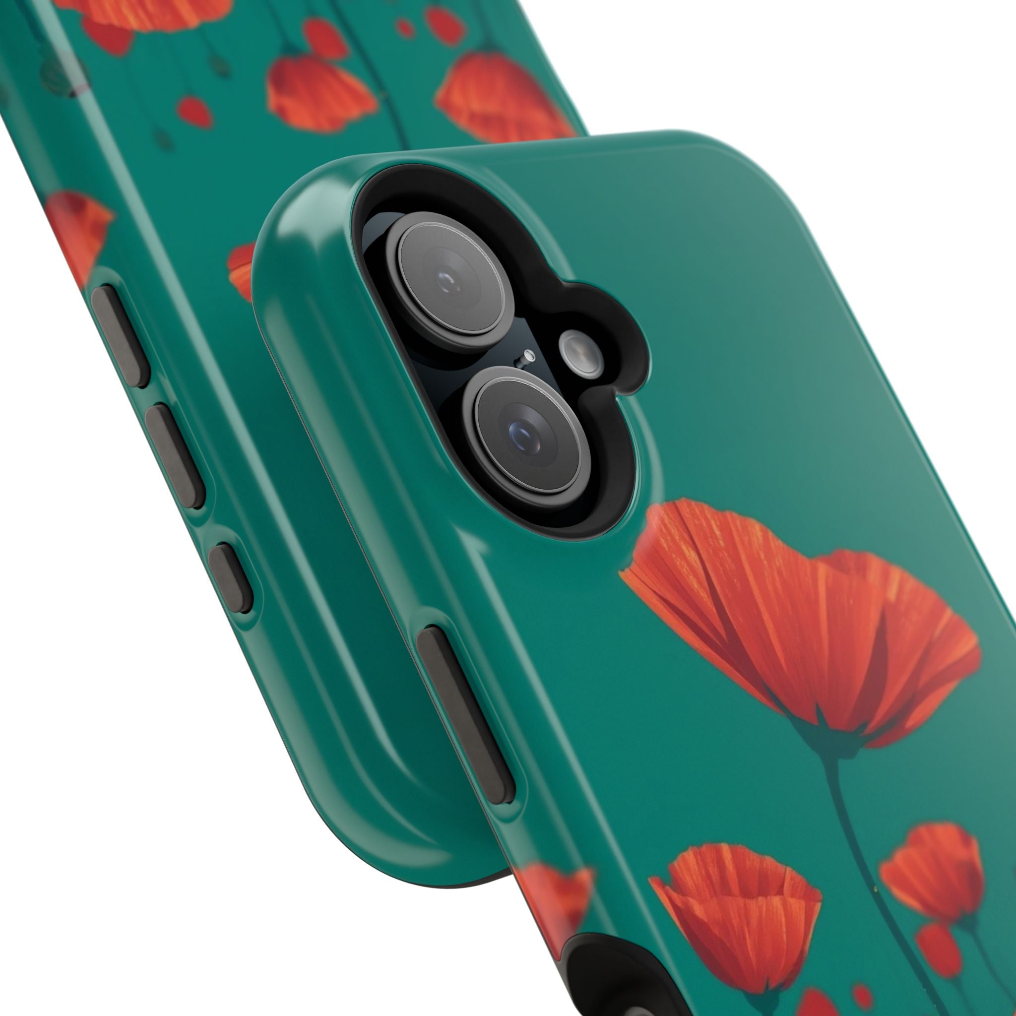 iPhone Earthy Poppy Field Design Bold Modern Everyday Snap Case · iPhone Case
