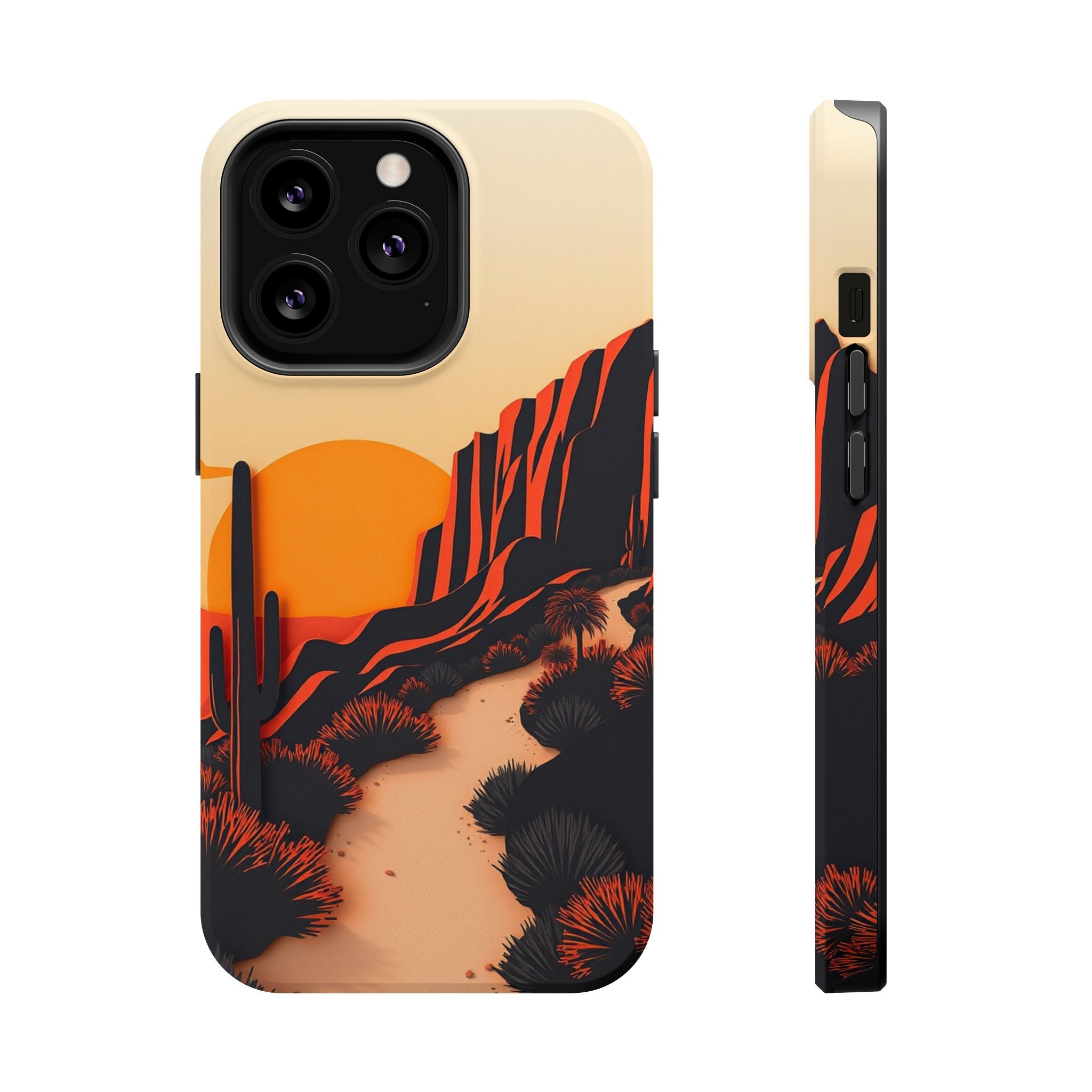 iPhone Serene Mesa Sunset Design 12 Slim Everyday Designer Case · iPhone Case