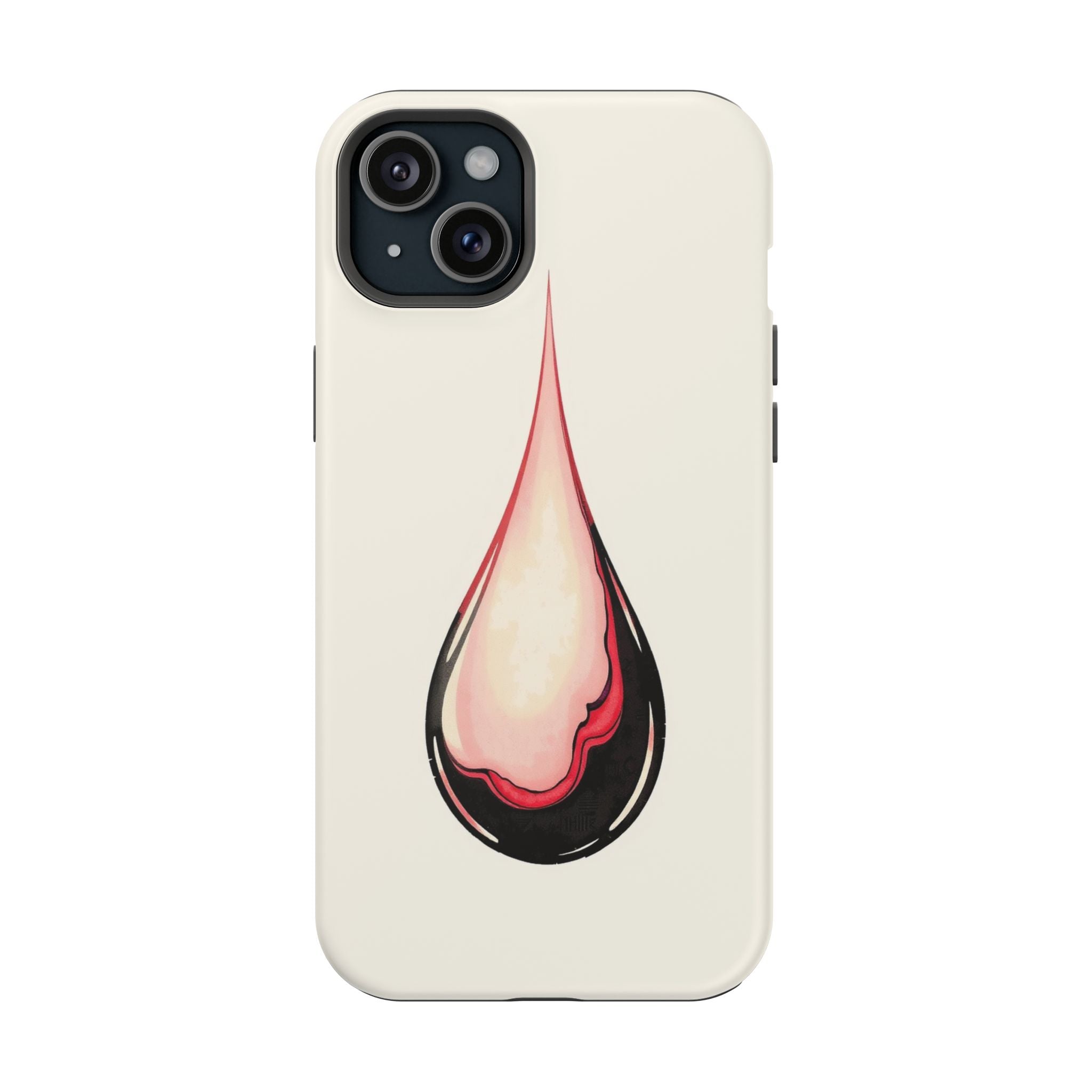 iPhone Ink Drop Dark Gothic Slim Everyday Designer Case · iPhone Case Quiet Mood