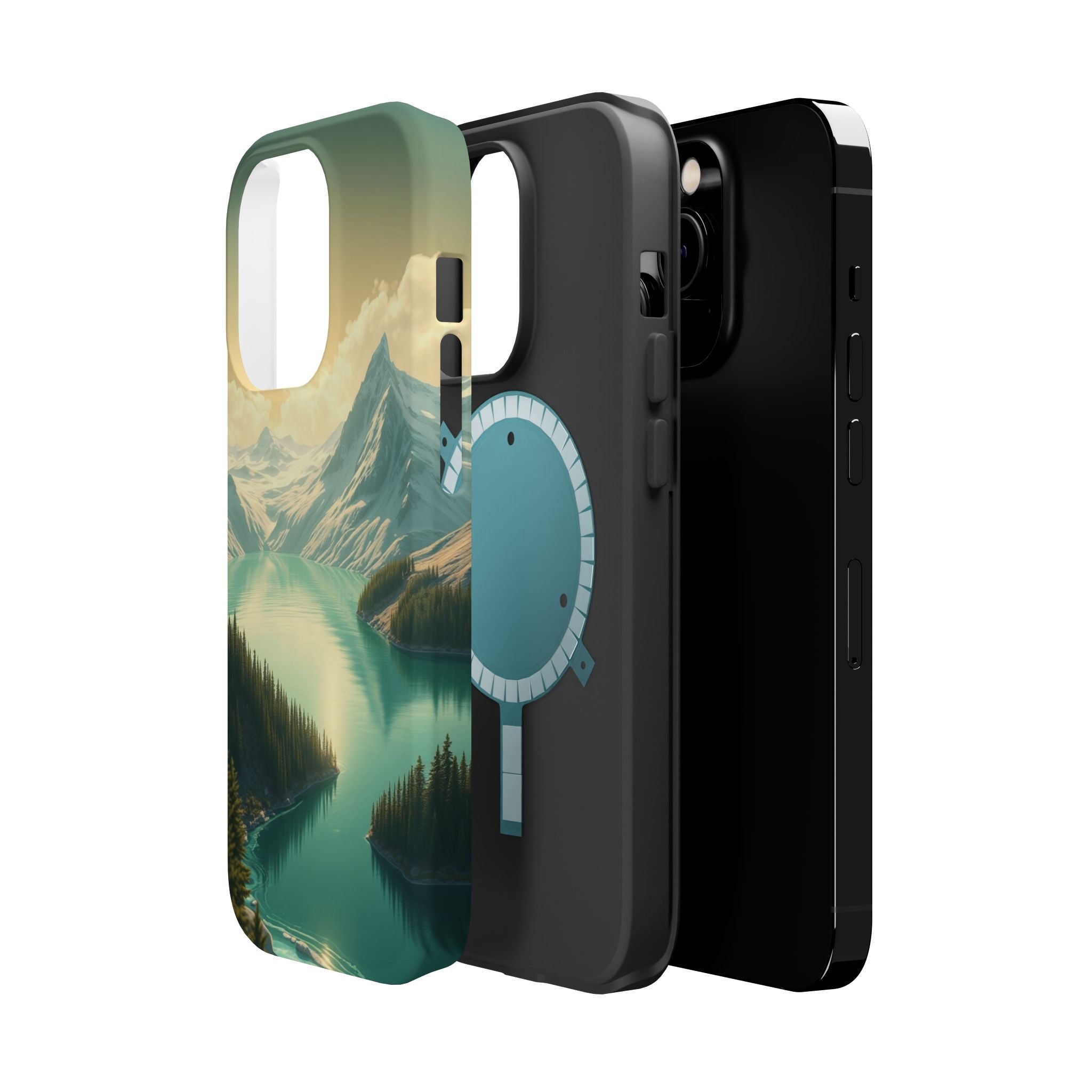 iPhone Glacier Lake Bold Art Slim Everyday Designer Case · iPhone Case