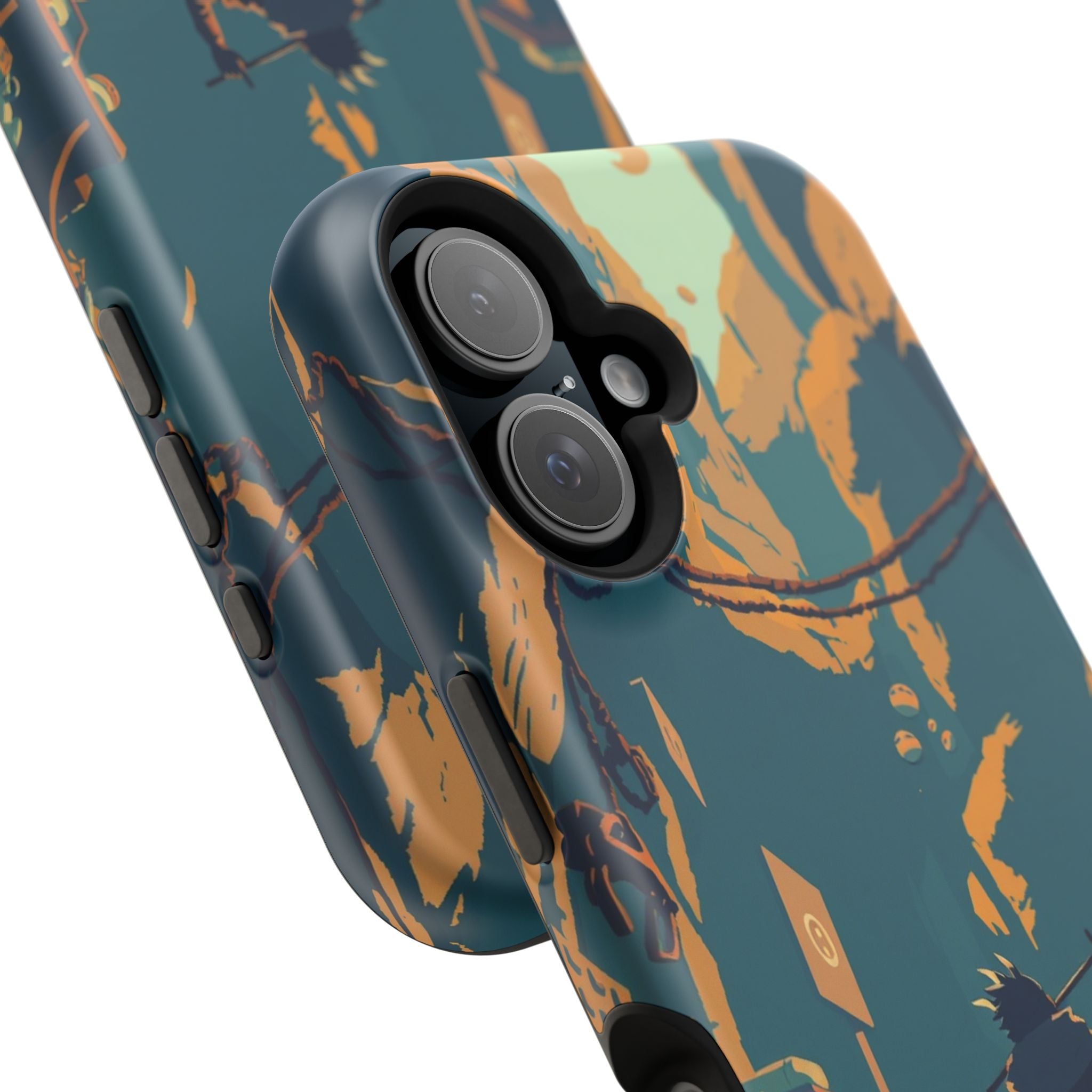 iPhone Mustard And Rust Unhinged in a Cute Way Soft Finish Everyday Case · iPhon
