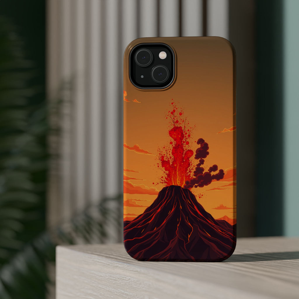 iPhone Sunset Amber And Peach Volcanic Eruption Soft iPhone Finish · iPhone Case