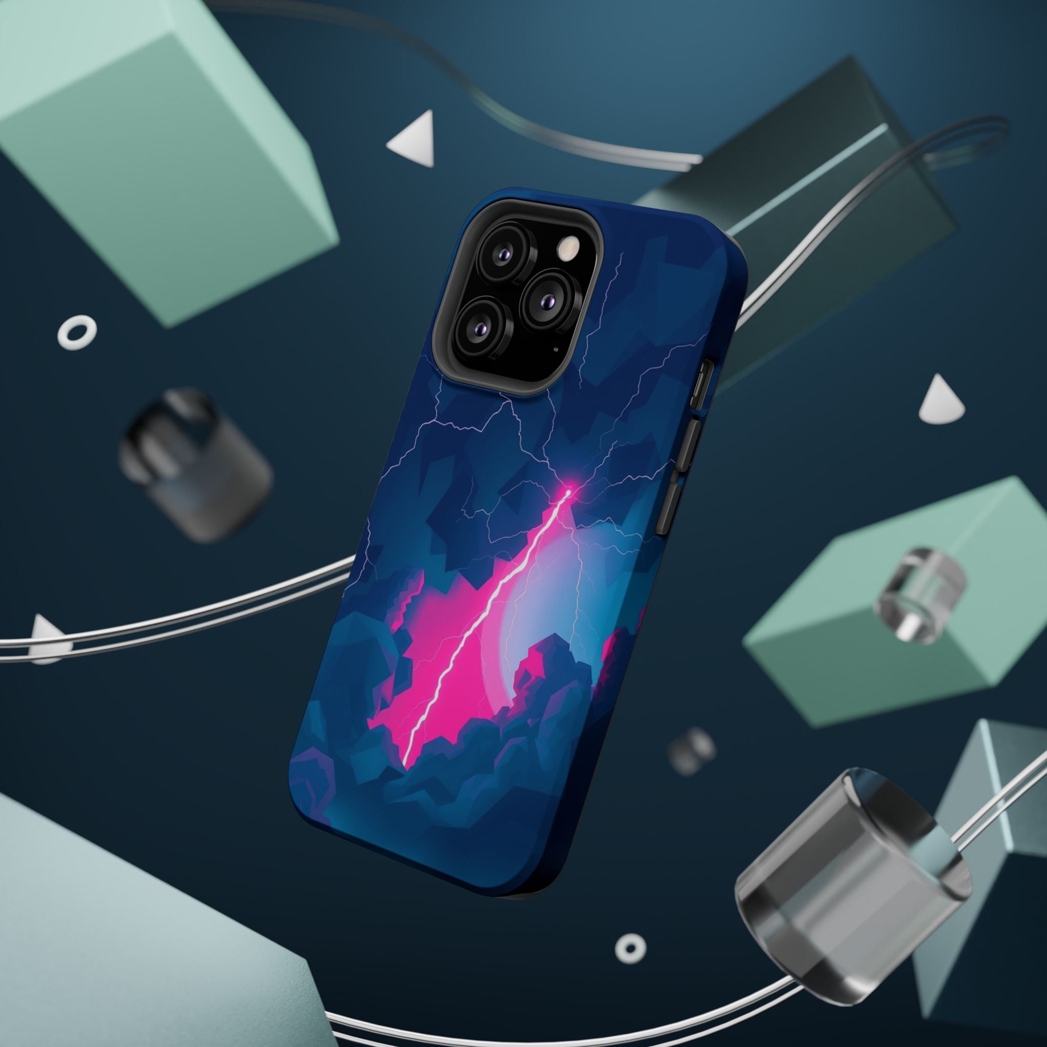 iPhone Thunderstorm Sky Abstract Geometric Slim iPhone Everyday · iPhone Case
