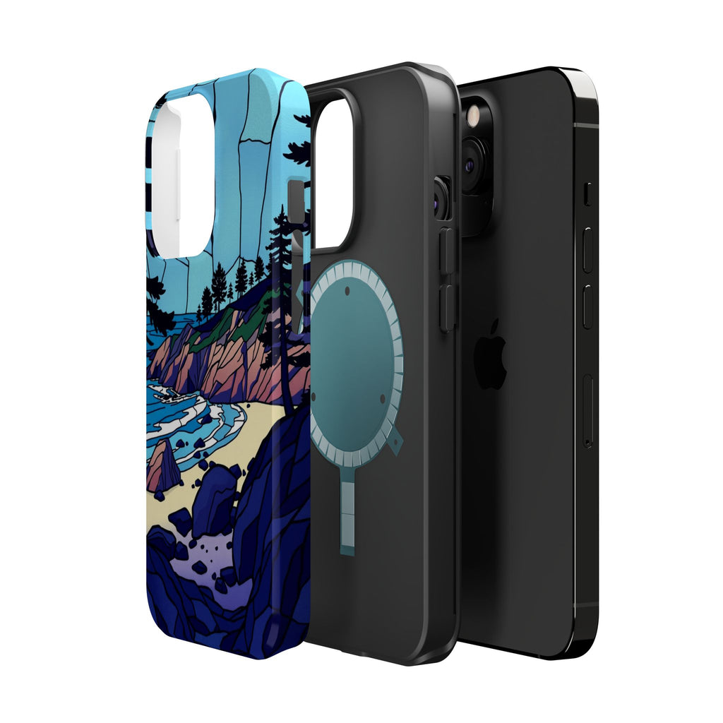 iPhone Indigo And Violet Pebble Beach Slim Everyday iPhone 11 Designer · iPhone
