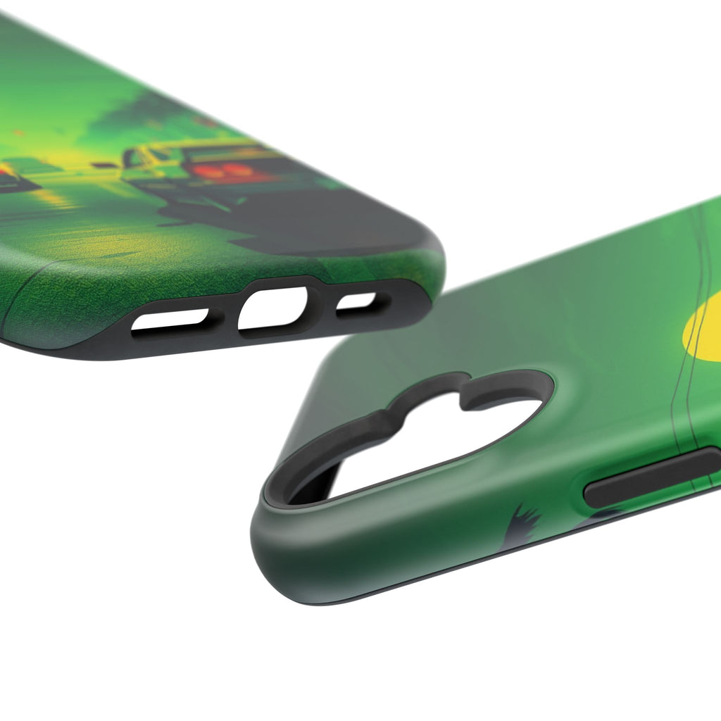 iPhone Dreamy Sunset Drive 80s Design Slim Everyday Designer Case · iPhone Case