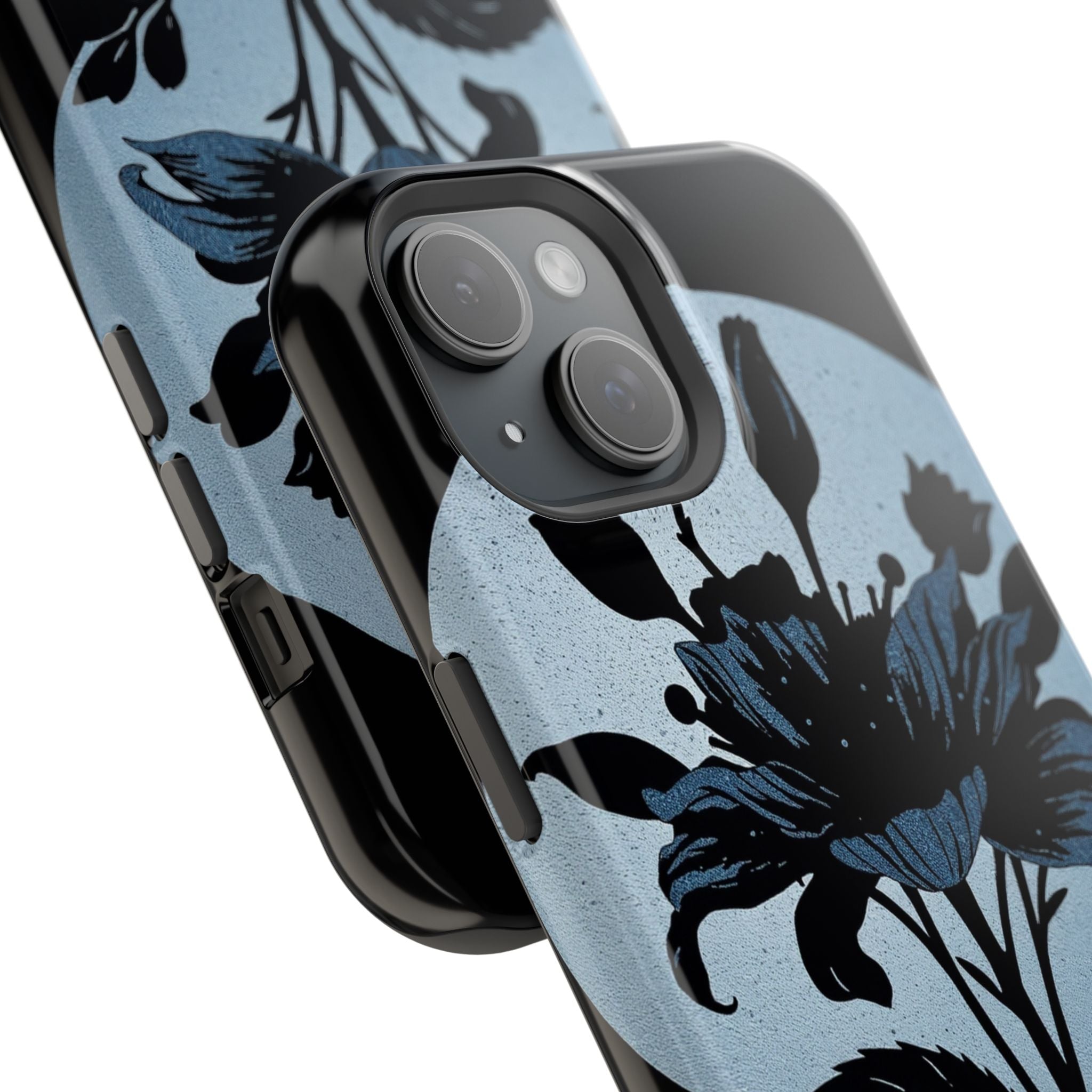iPhone Radiant Floral Silhouette Design Slim Everyday Designer Case · iPhone Cas