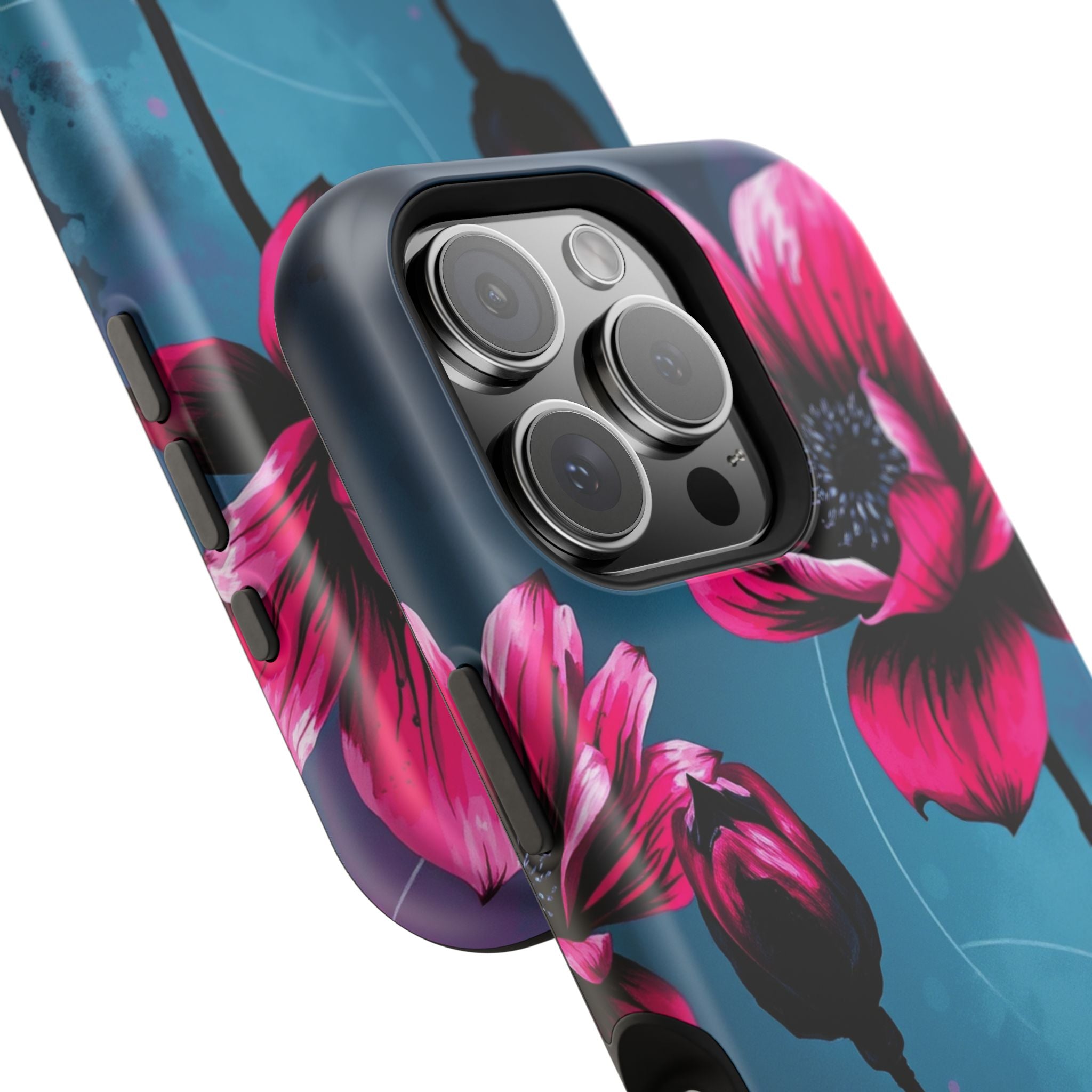iPhone Floral Ink Wash Bold Art Slim Everyday Designer Case · iPhone Case