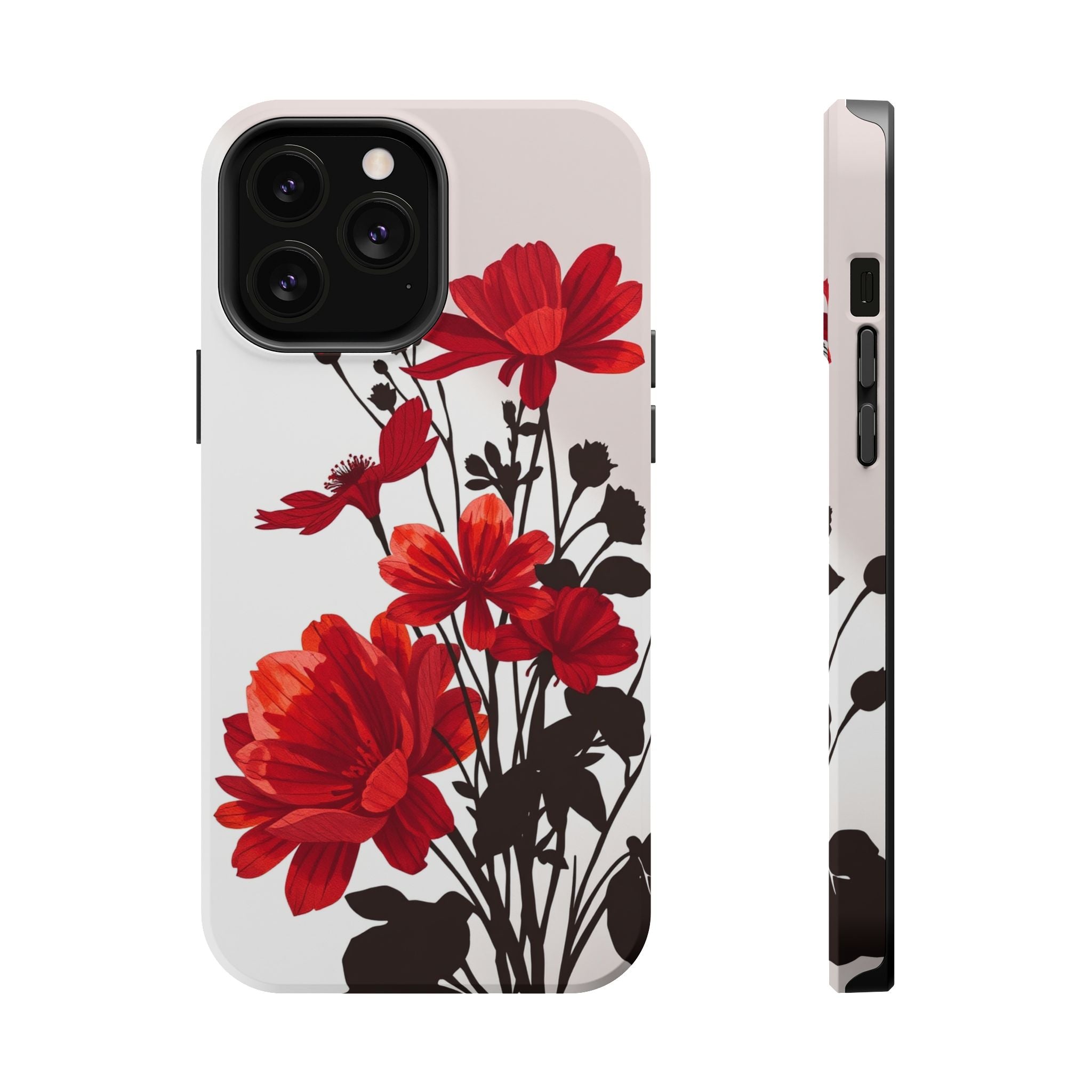 iPhone Floral Silhouette Cinematic Art Slim Snap Case · iPhone Case
