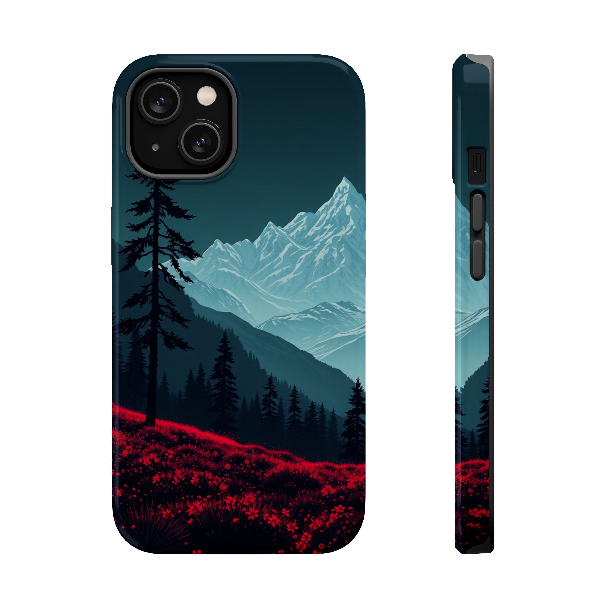 iPhone Vibrant Alpine Meadow Design 17 Slim Everyday Designer Case · iPhone Case