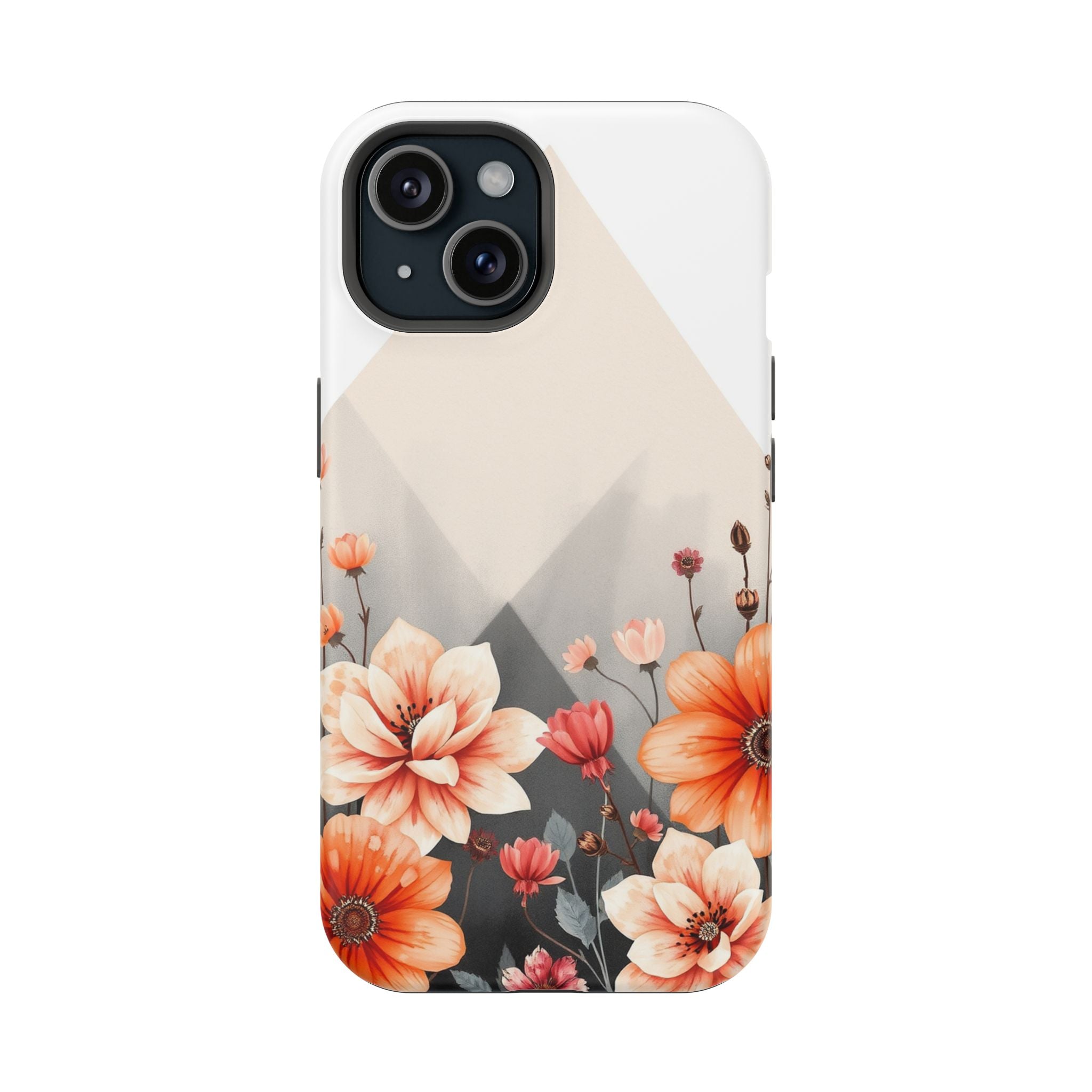 iPhone Floral Geometric Vibrant Design Slim Snap Case · iPhone Case