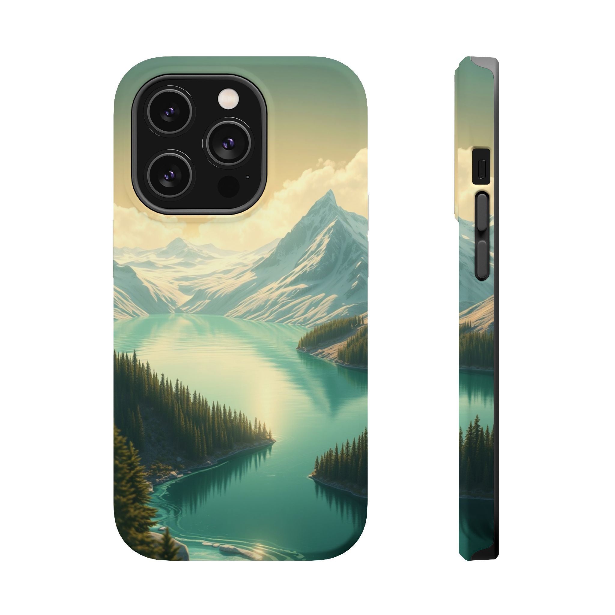 iPhone Glacier Lake Bold Art Slim Everyday Designer Case · iPhone Case