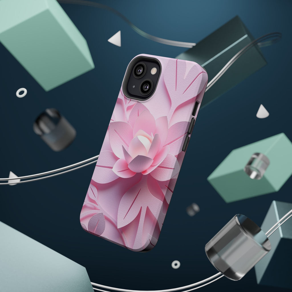 iPhone Floral Geometric Paper Cut Art Slim Everyday Designer Case · iPhone Case