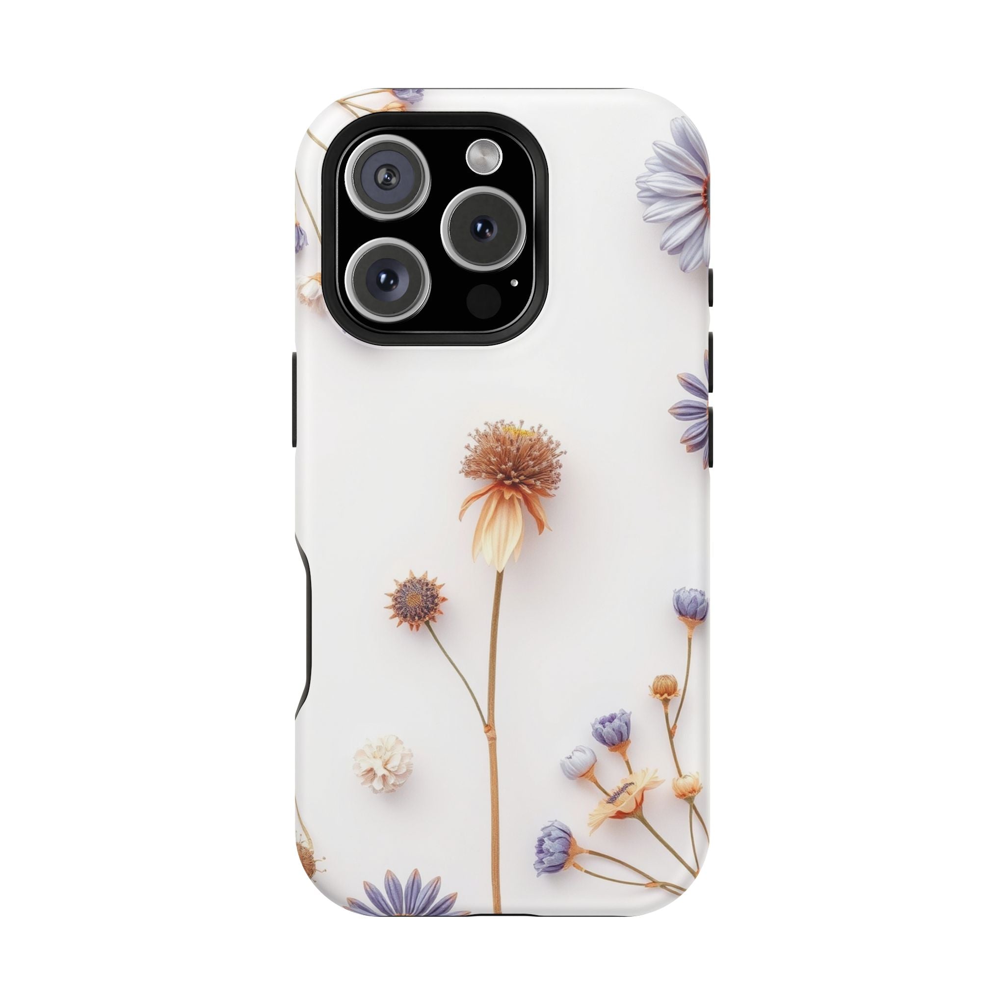 iPhone Dried Flower Flat Lay Bold Art Slim Everyday Designer Case · iPhone Case