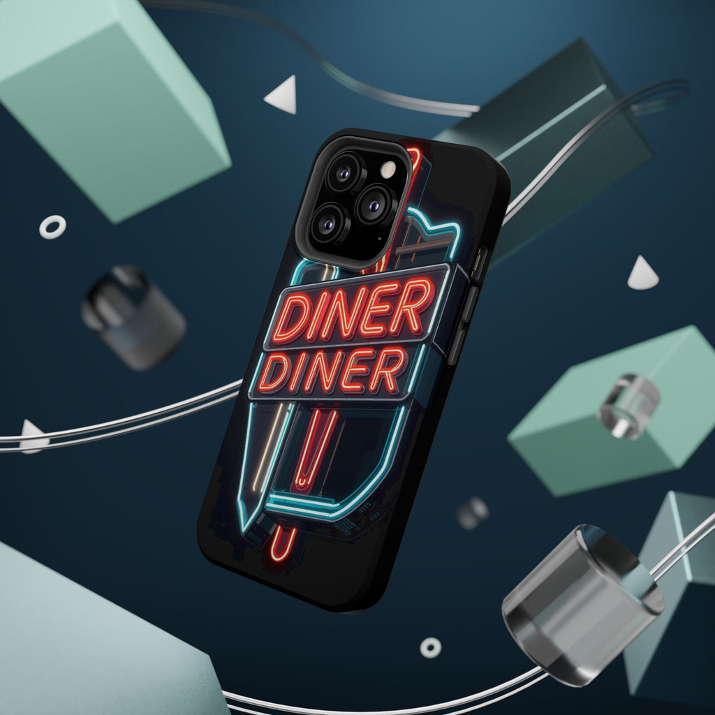 iPhone Neon Diner Sign Electric Art Slim Everyday Designer Case · iPhone Case