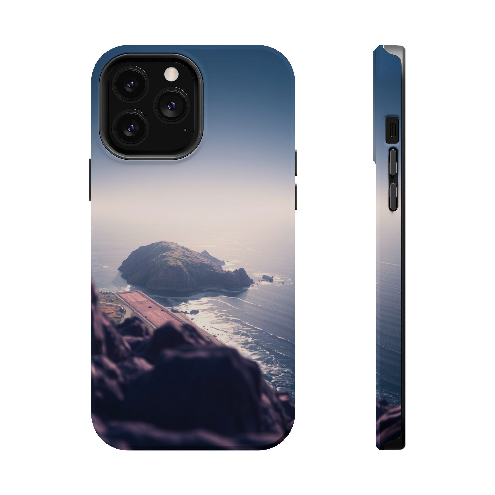 iPhone Shoreline Aerial Enchanted Art Slim Everyday Designer Case · iPhone Case