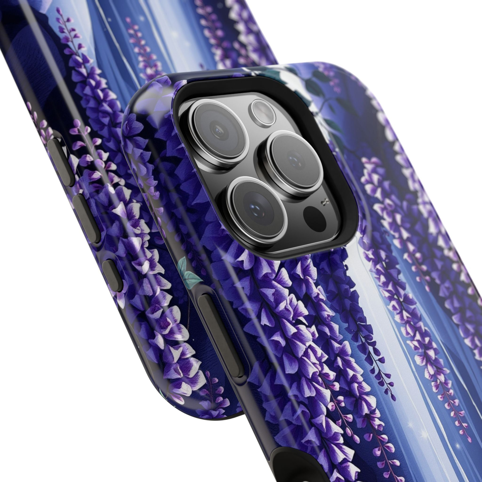 iPhone Wisteria Cascade Serene Design Slim Snap Case Ga · iPhone Case