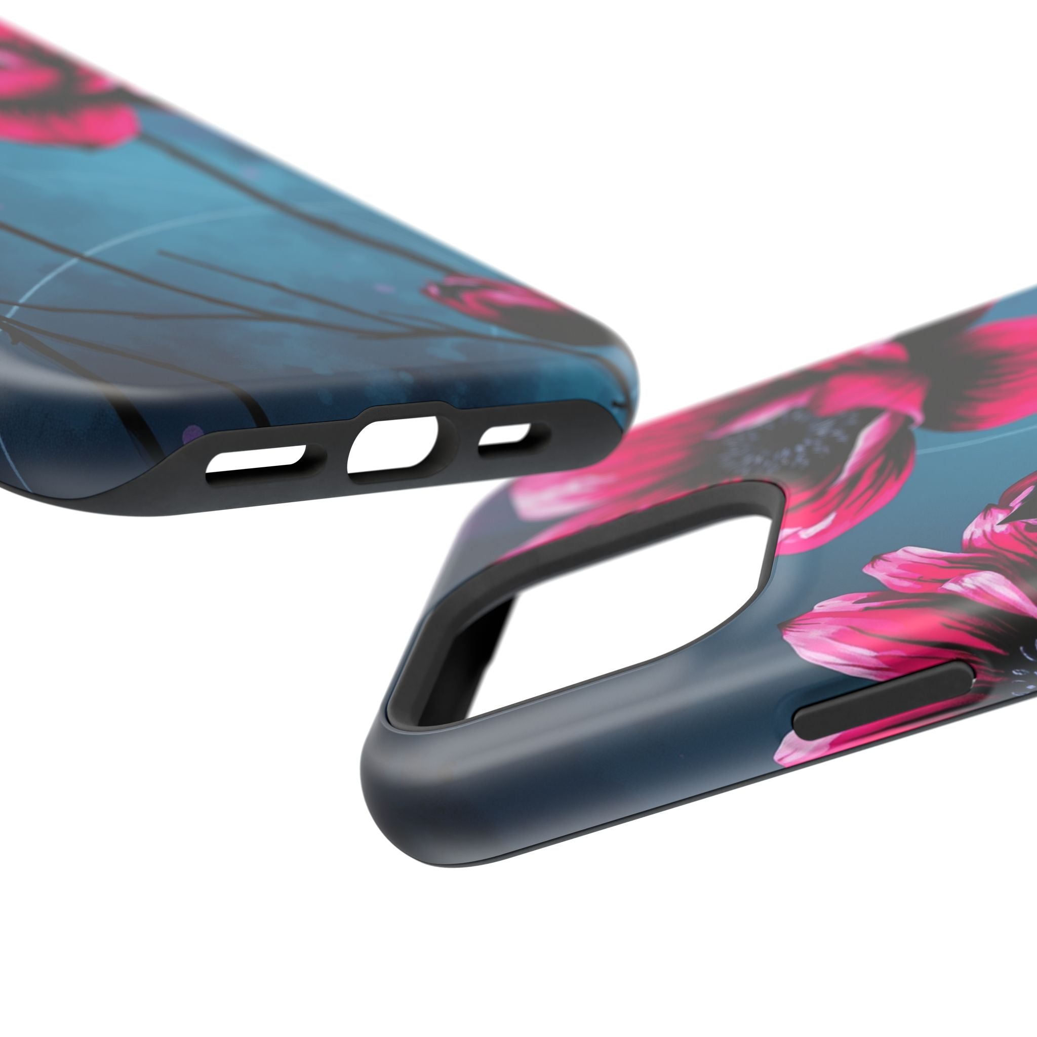 iPhone Floral Ink Wash Bold Art Slim Everyday Designer Case · iPhone Case