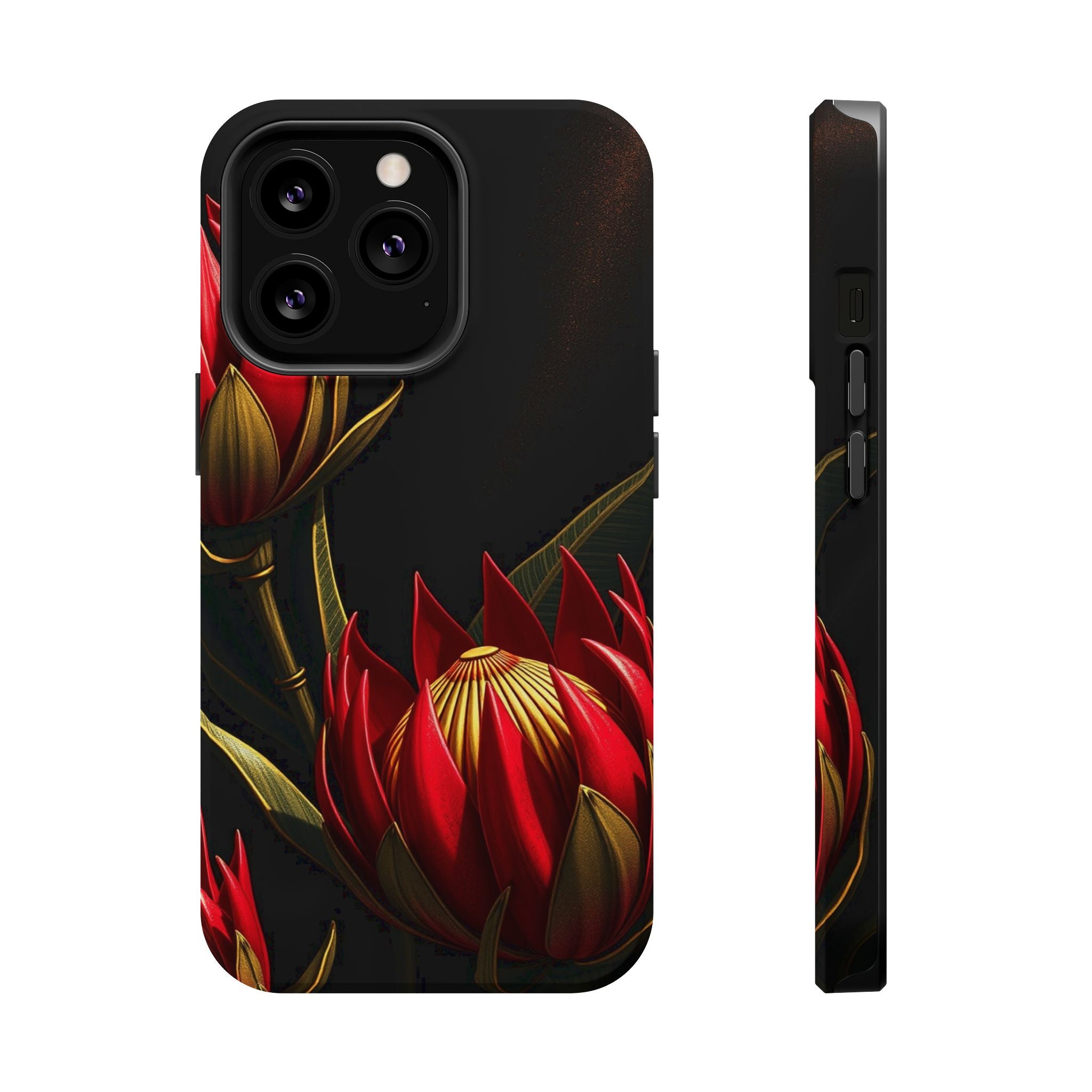 iPhone Protea Bold Gold Foil Luxury Slim Everyday Designer Case · iPhone Case
