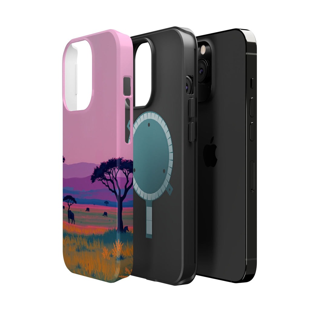iPhone Savanna Horizon Electric Art Slim Everyday Designer Case · iPhone Case