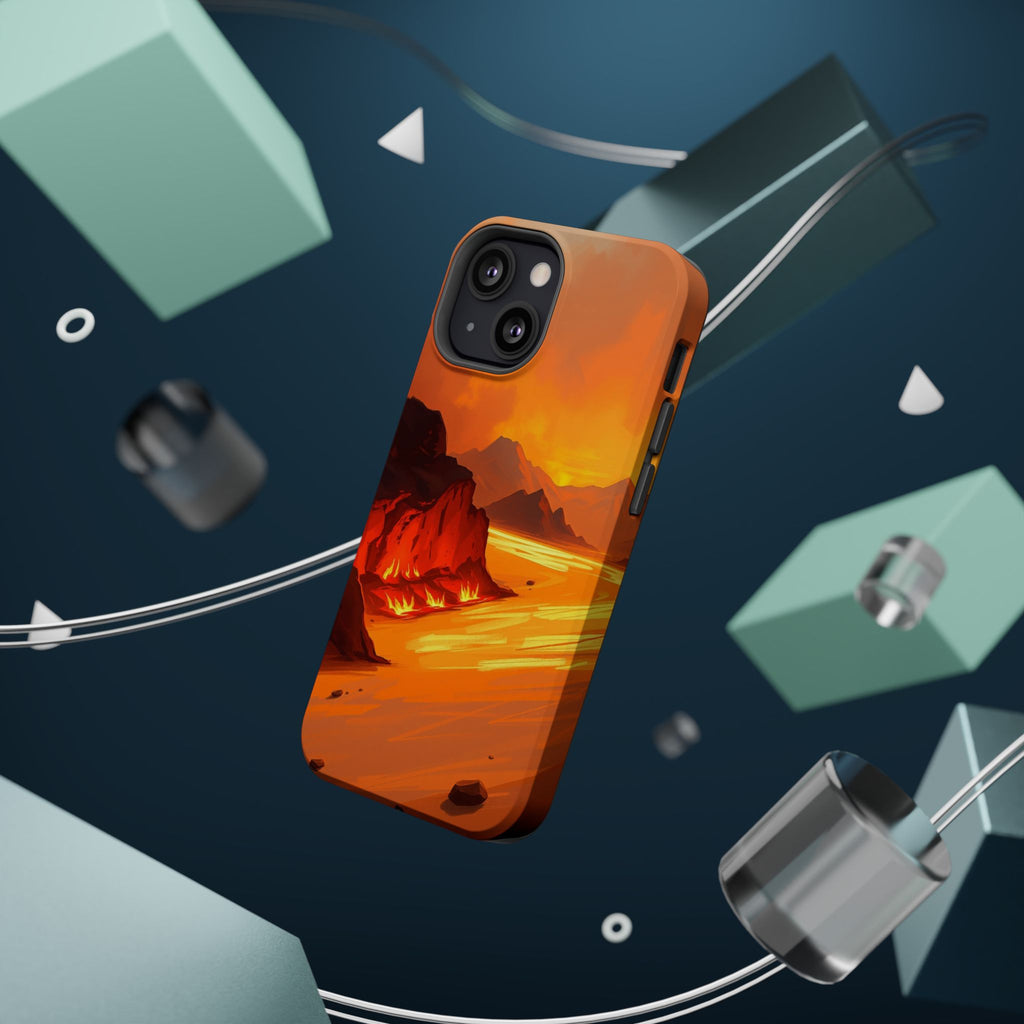 iPhone Burnt Orange And Sand Wildfire Glow Slim iPhone Everyday · iPhone Case