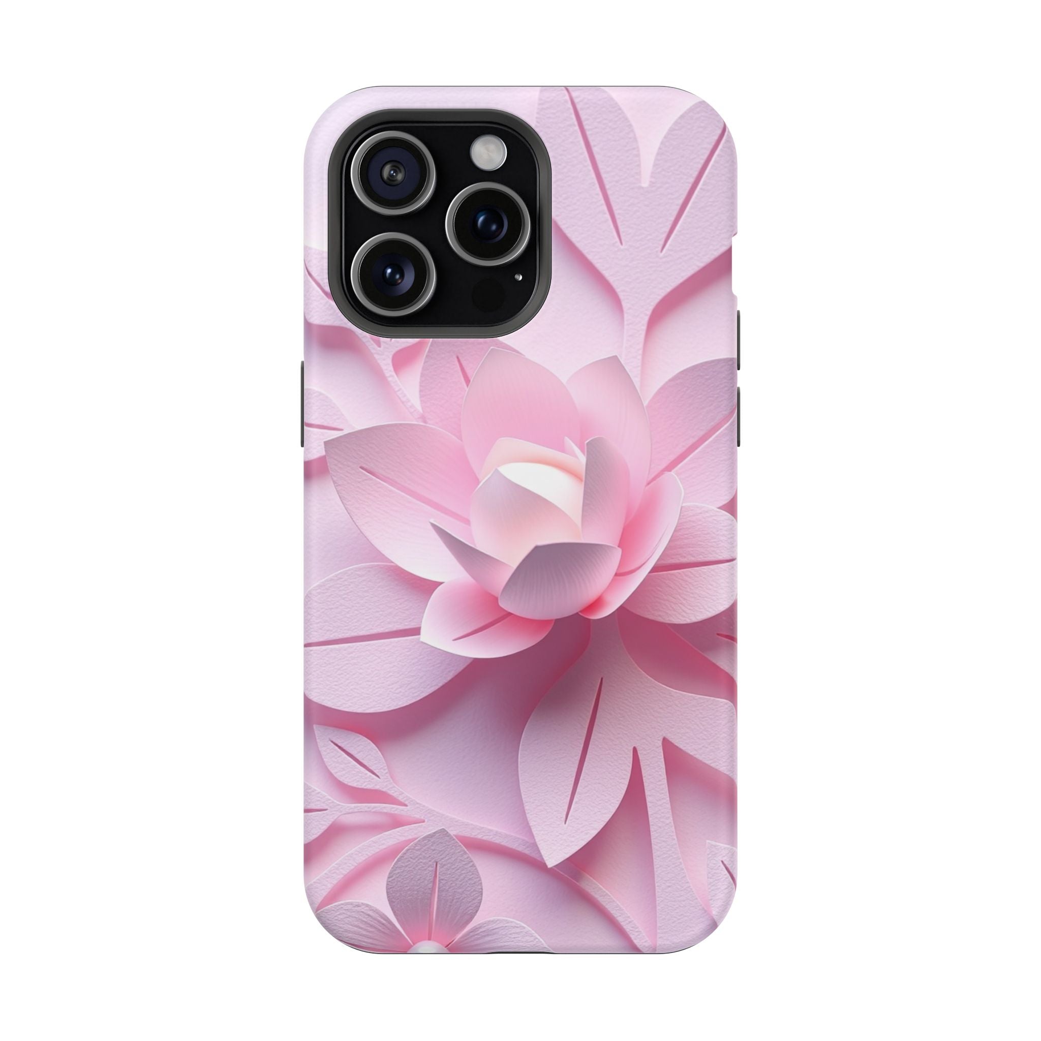 iPhone Floral Geometric Paper Cut Art Slim Everyday Designer Case · iPhone Case