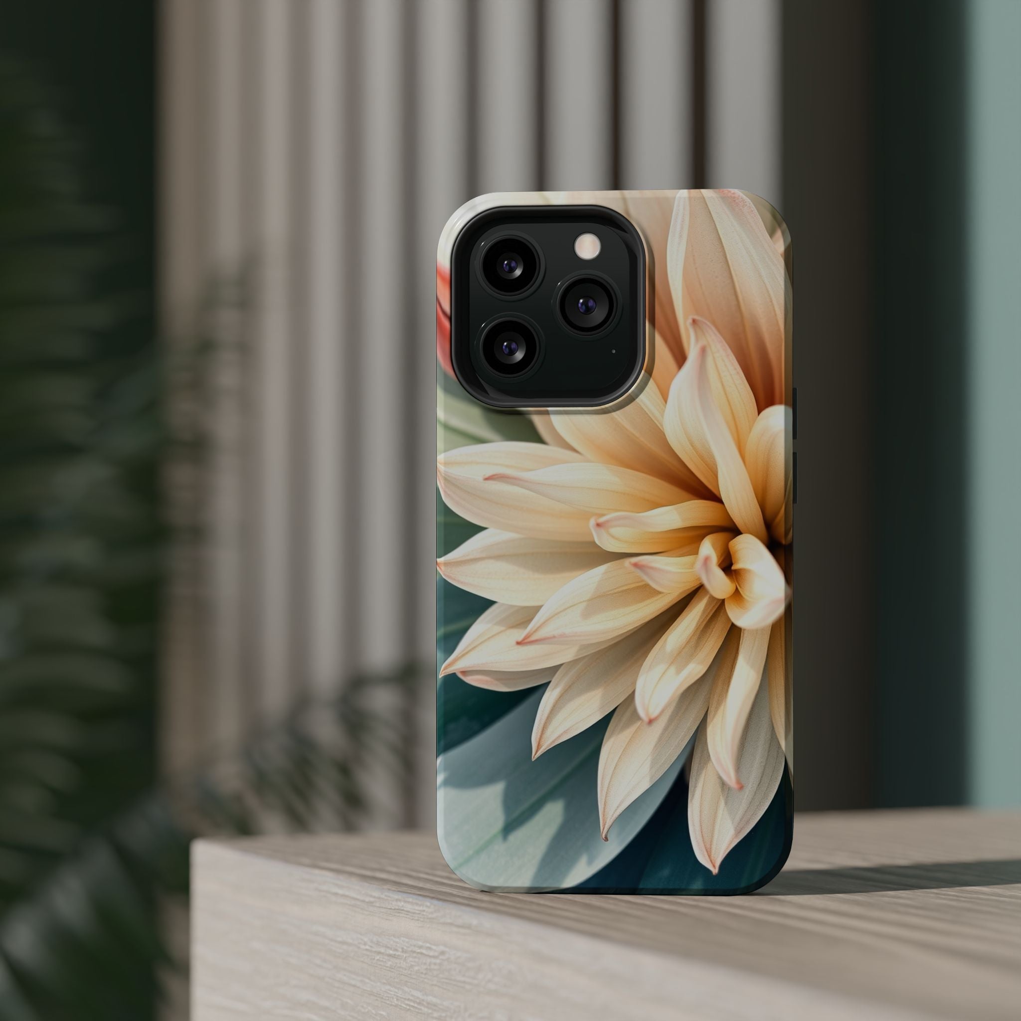 iPhone Neon Floral Radiant Design Clean Minimal Snap Case · iPhone Case