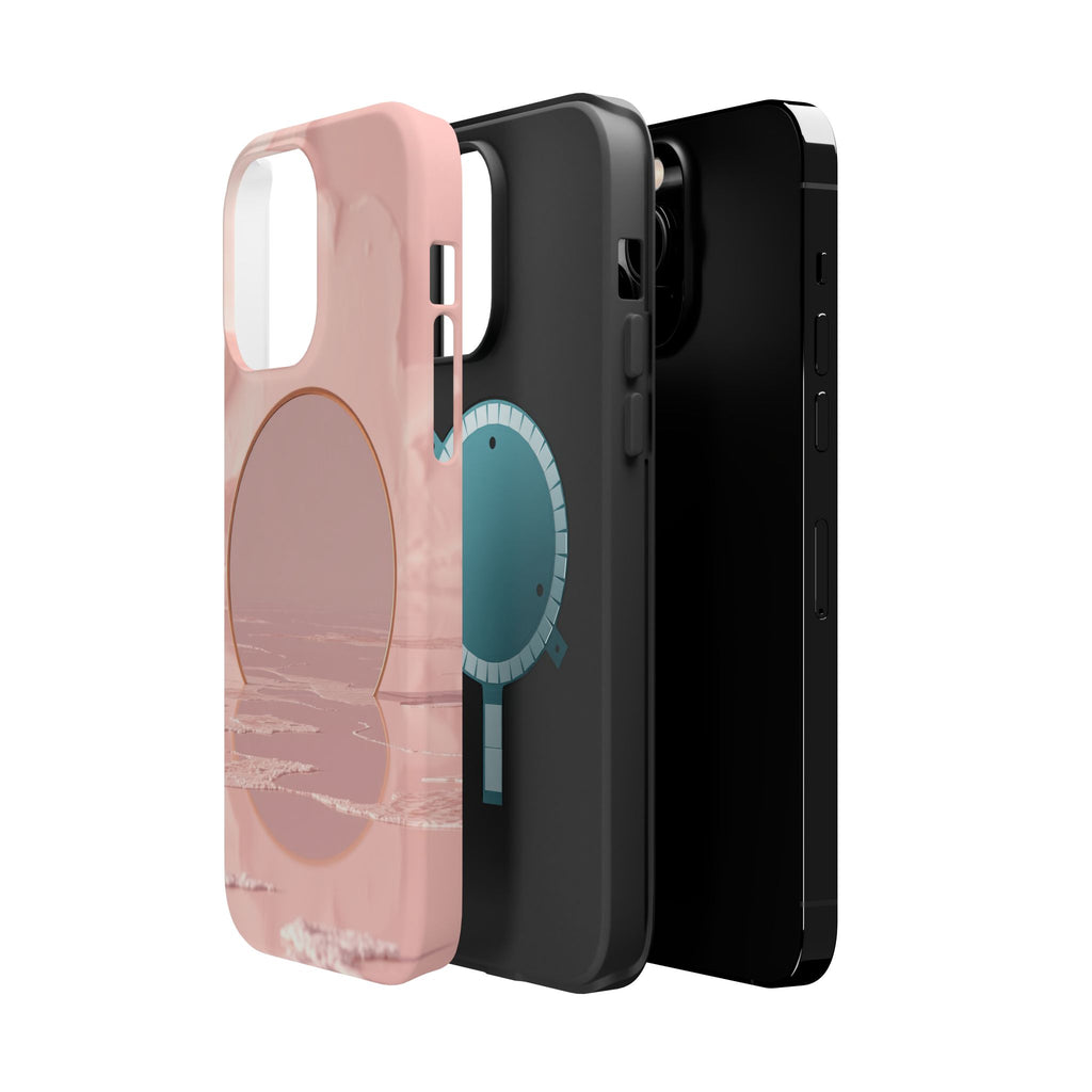 iPhone Serene Salt Flat Mirror Design Slim Everyday Designer Case · iPhone Case