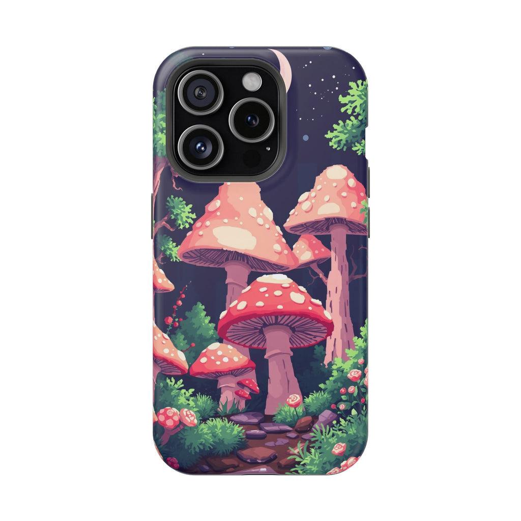 iPhone Mushroom Forest Pixel Art -Bit Slim Everyday Designer Case · iPhone Case
