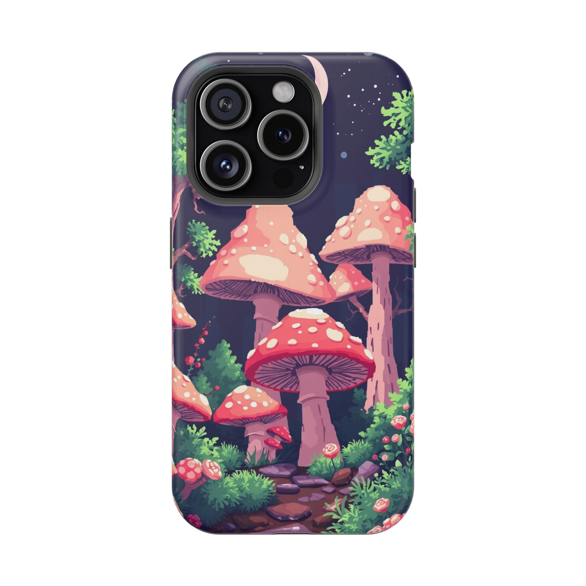 iPhone Mushroom Forest Pixel Art -Bit Slim Everyday Designer Case · iPhone Case
