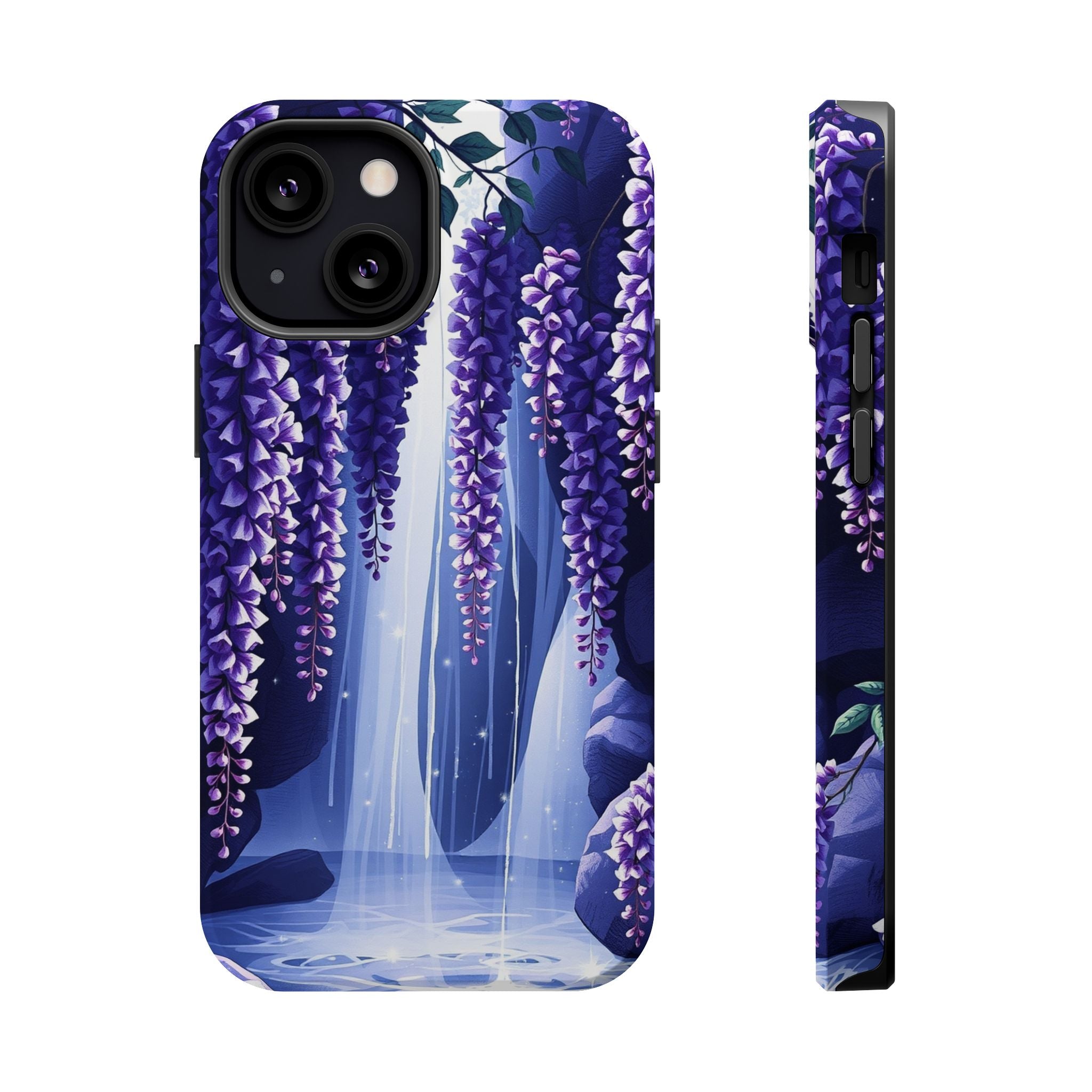 iPhone Wisteria Cascade Serene Design Slim Snap Case Ga · iPhone Case