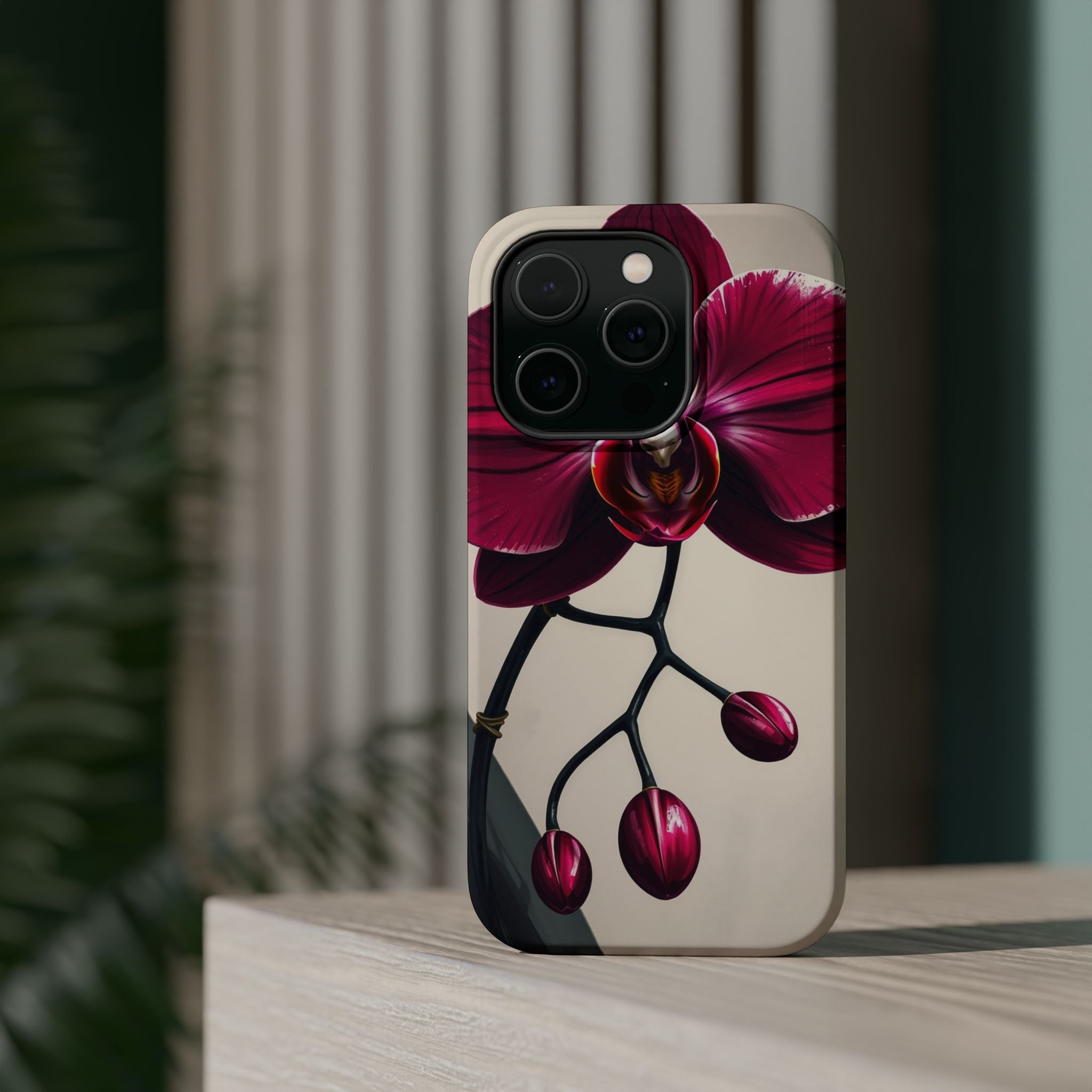 iPhone Orchid Study Enchanted Art Bold Modern Everyday Snap Case · iPhone Case